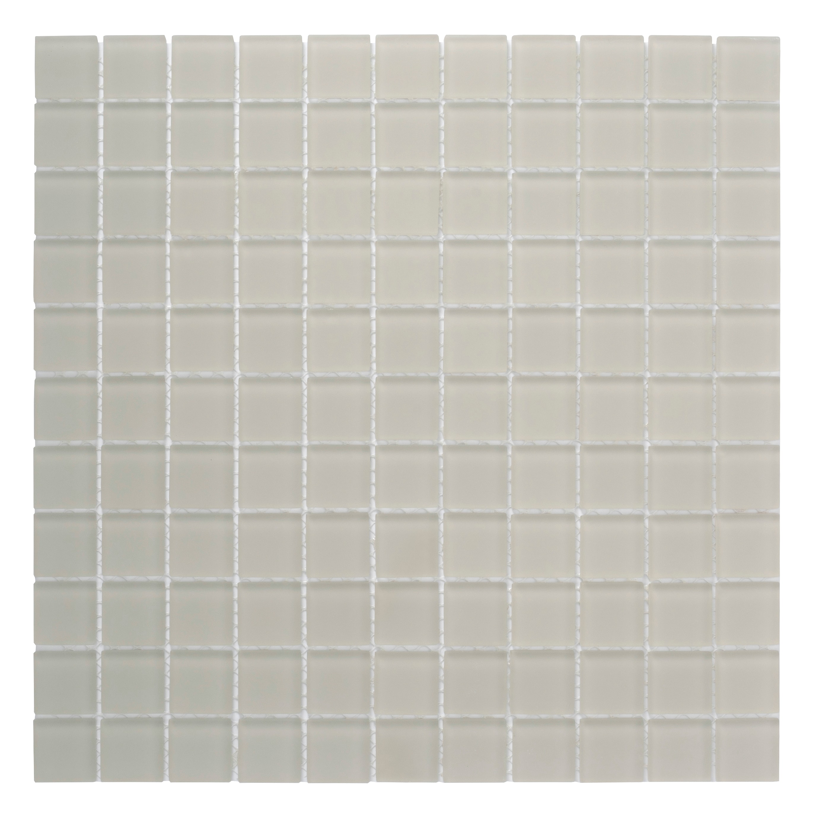 Apollo Tile APLA88085M 1X1A Colorway Abalone Gray 12-in x 12-in Matte Glass Patterned Mosaic Floor and Wall Tile ( 9.67-sq ft Carton )