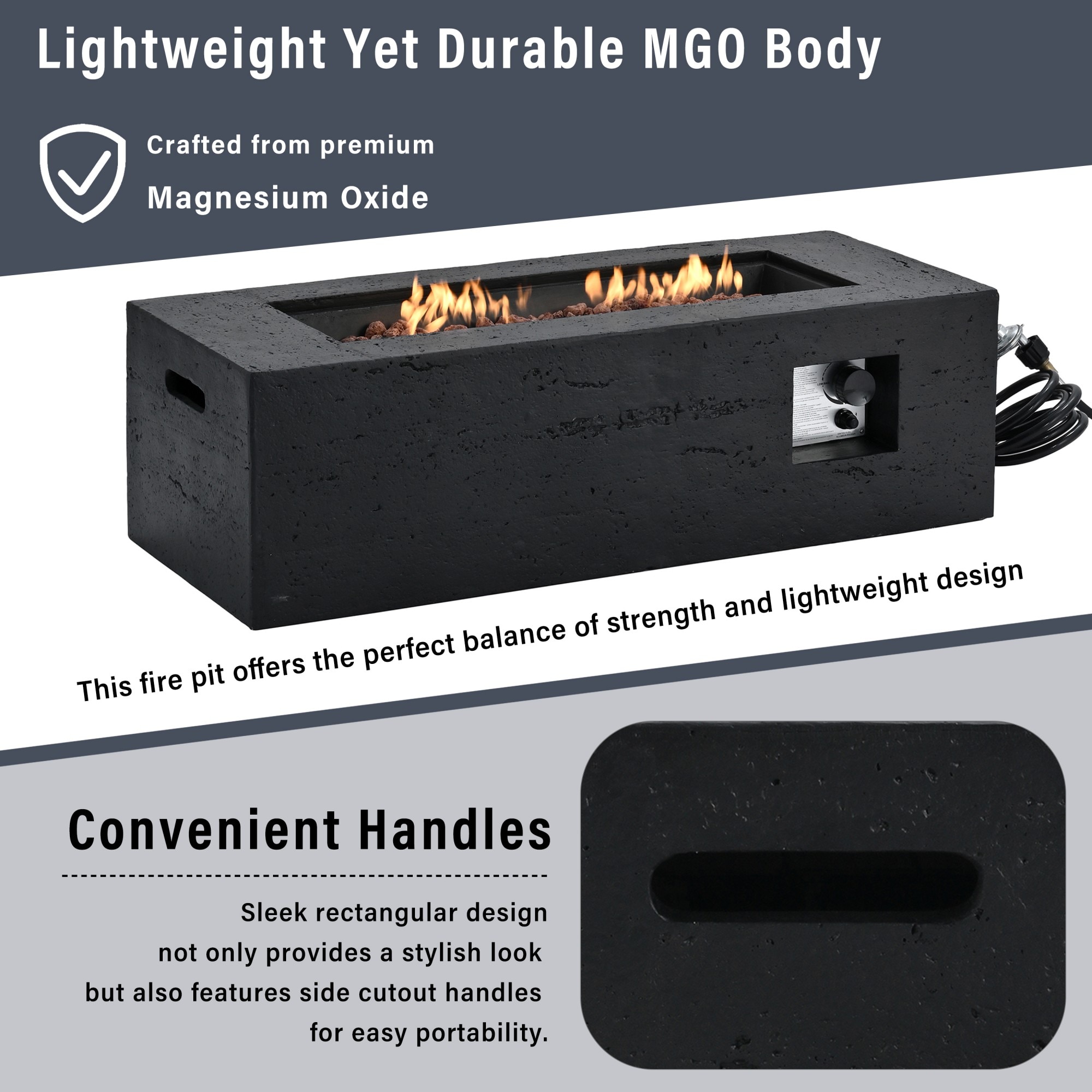 Sunrinx MG16-GAS-24 Outdoor-Gas-Firepits - View #5