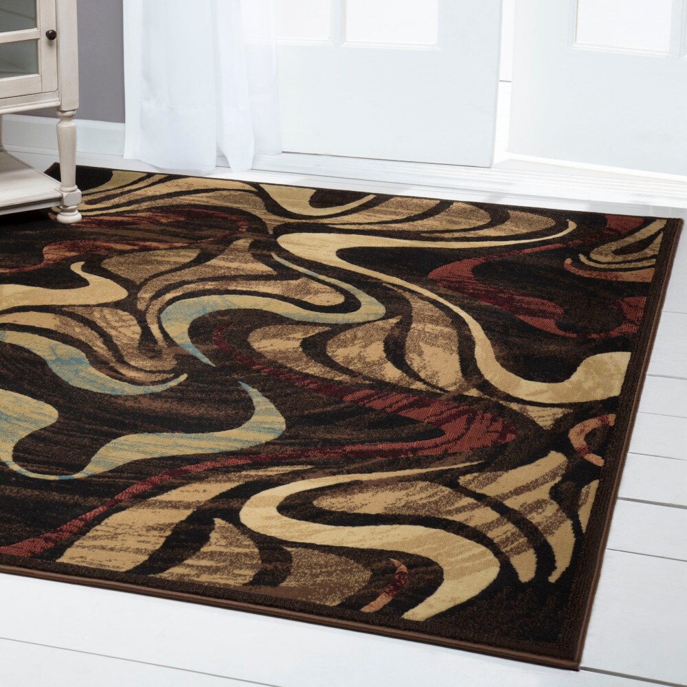 Home Dynamix Royalty Brown/Ivory 2 ft. x 7 ft. Indoor Runner Rug 4