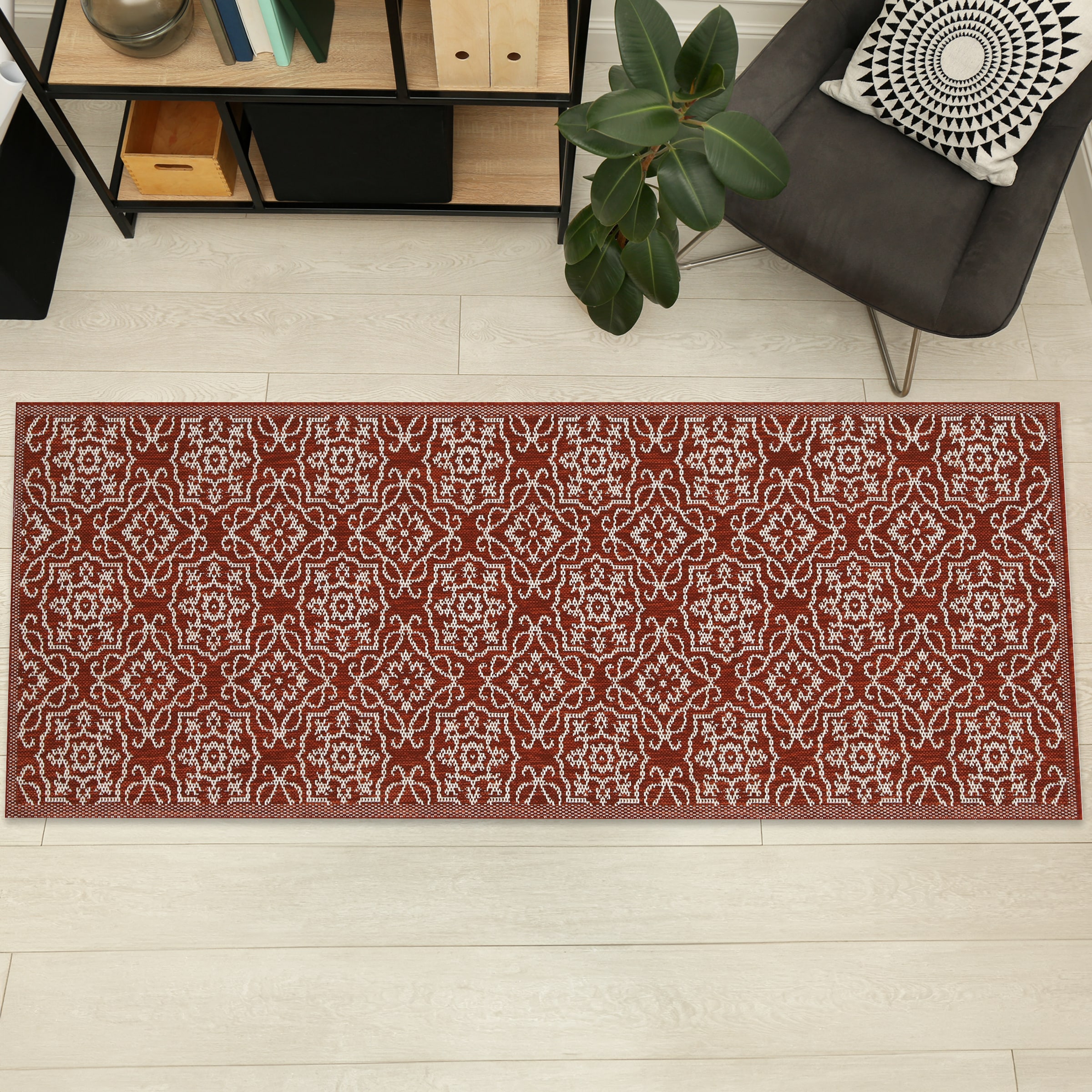Playa Rug PLY-ELZ-RED-2X8 rugs - View #6