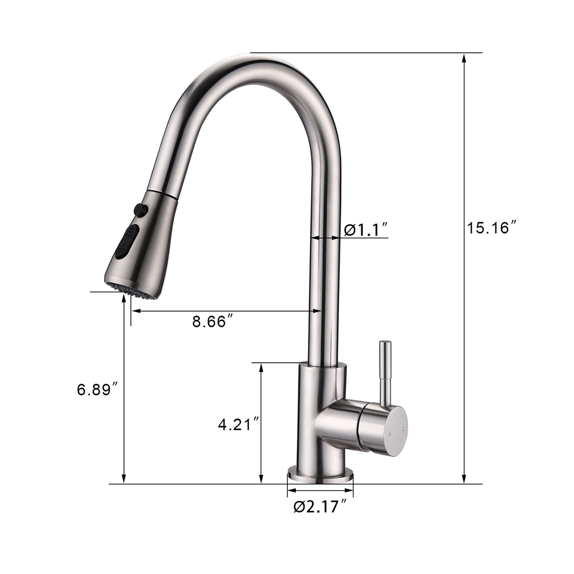Clihome RCH-BAKF211 Kitchen-Faucets - View #6