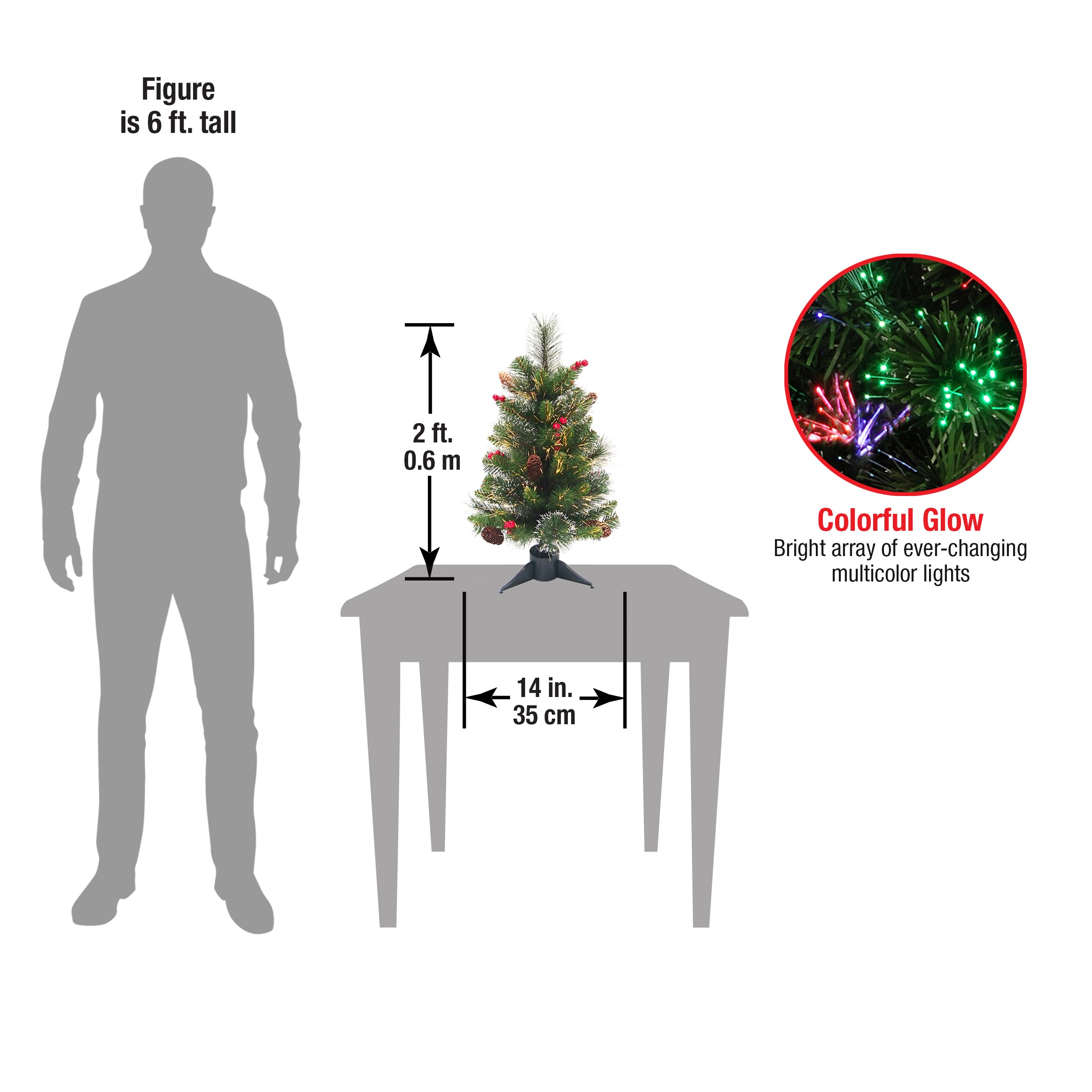 National Tree Company SZCW7-127-24-B Artificial-Christmas-Trees - View #6