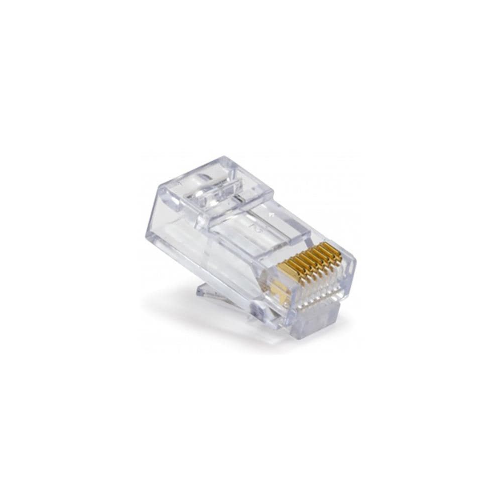  TCNCD349033 Platinum Tools PLAT-100010B EZ-RJ45 CAT6 Connectors for Solid or Stranded Conductors, Pack of 100