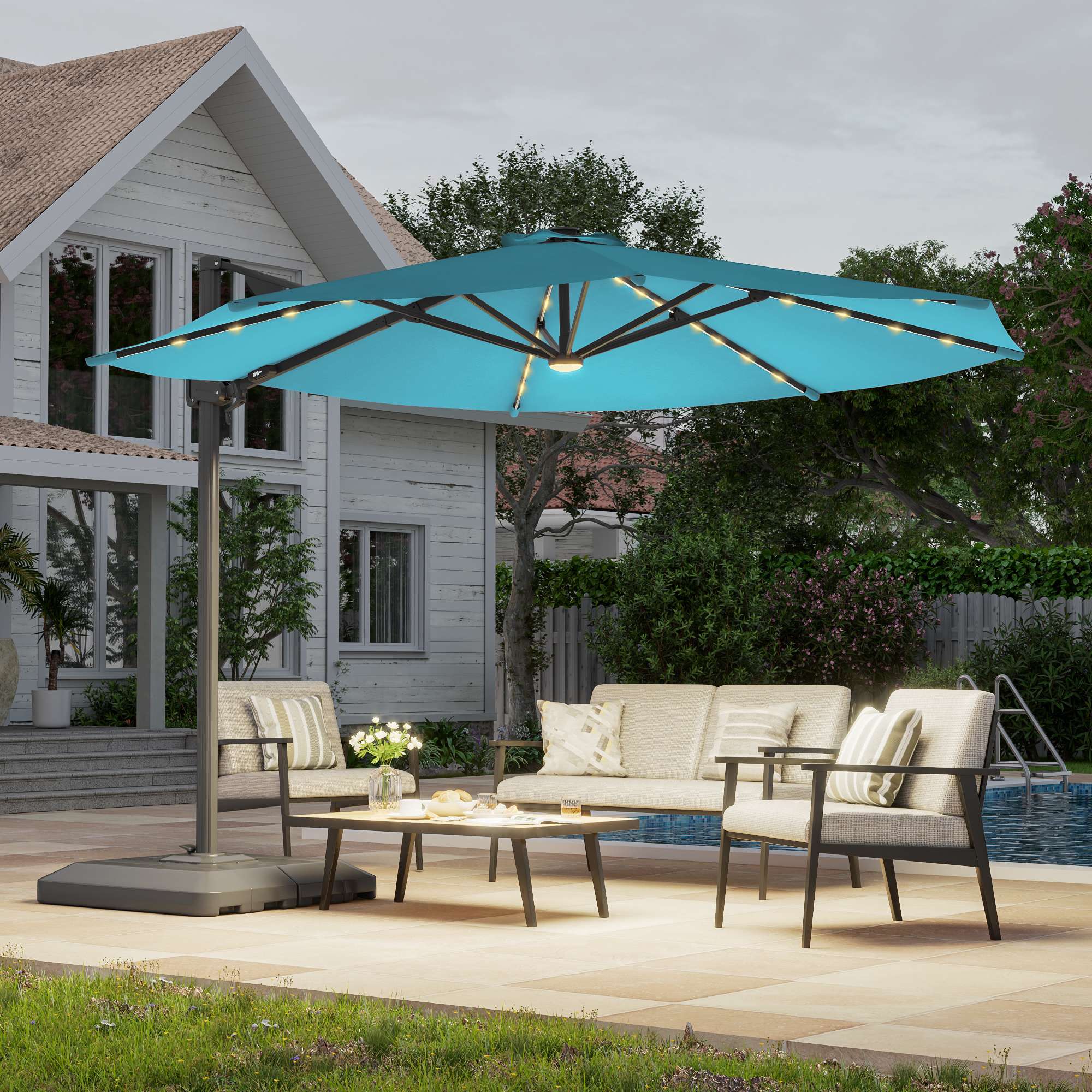 best commercial patio umbrella Choosing the Best Commercial Umbrella [2025 Buying Guide]  Patio Pelican
