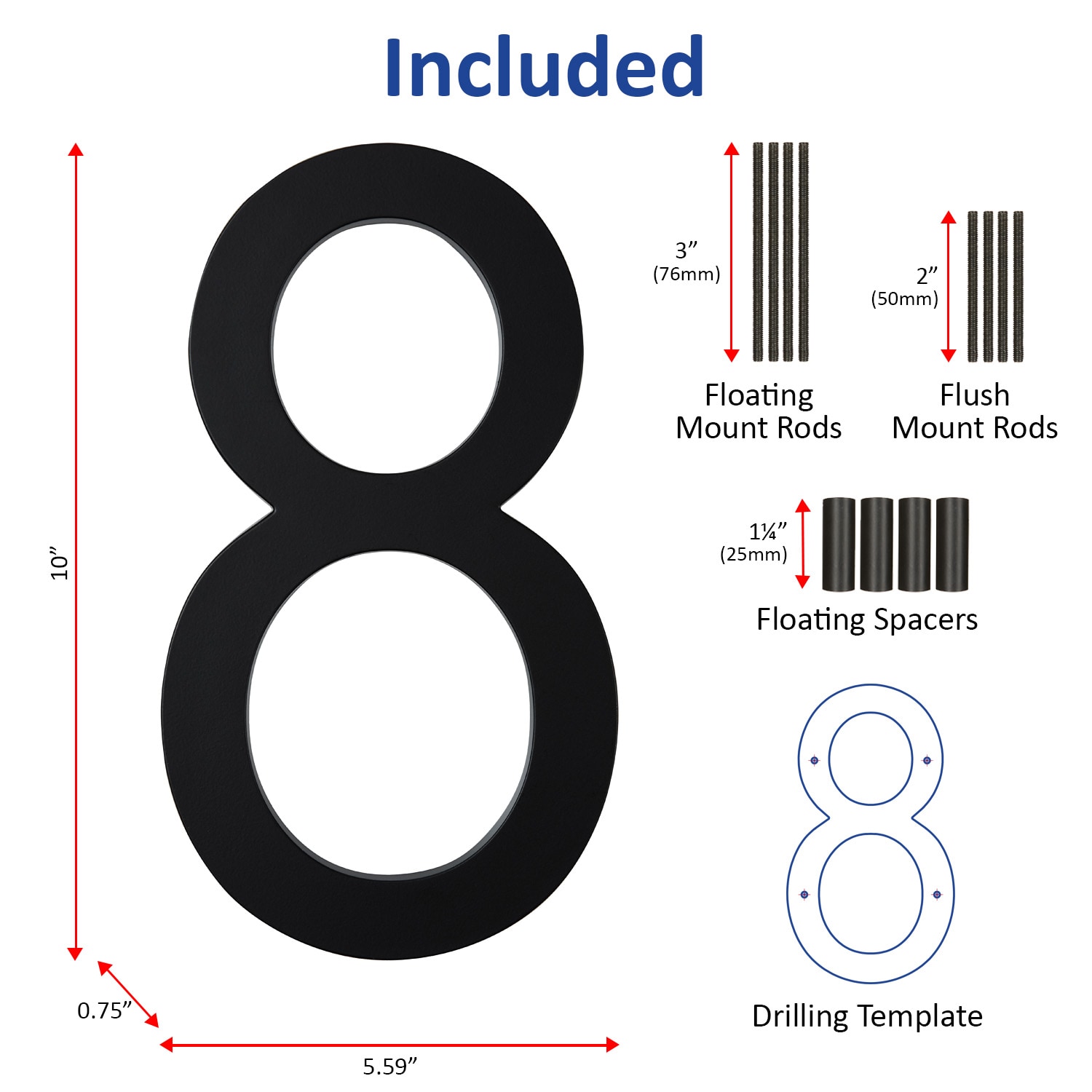 PRO-DF 1050960 Signs-Letters-Numbers - View #8