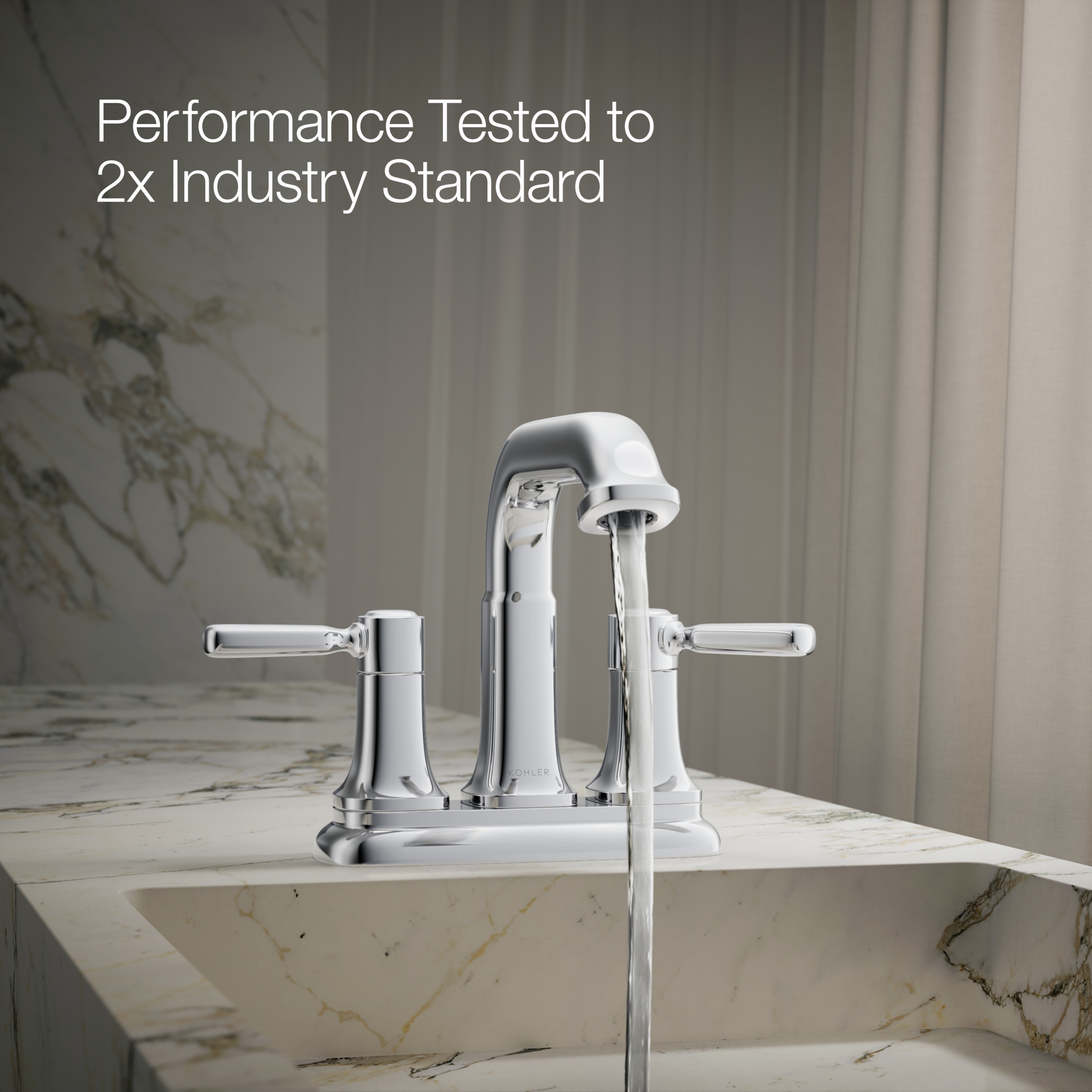 KOHLER K-R33043-4D-CP Lavatory-Faucets - View #4