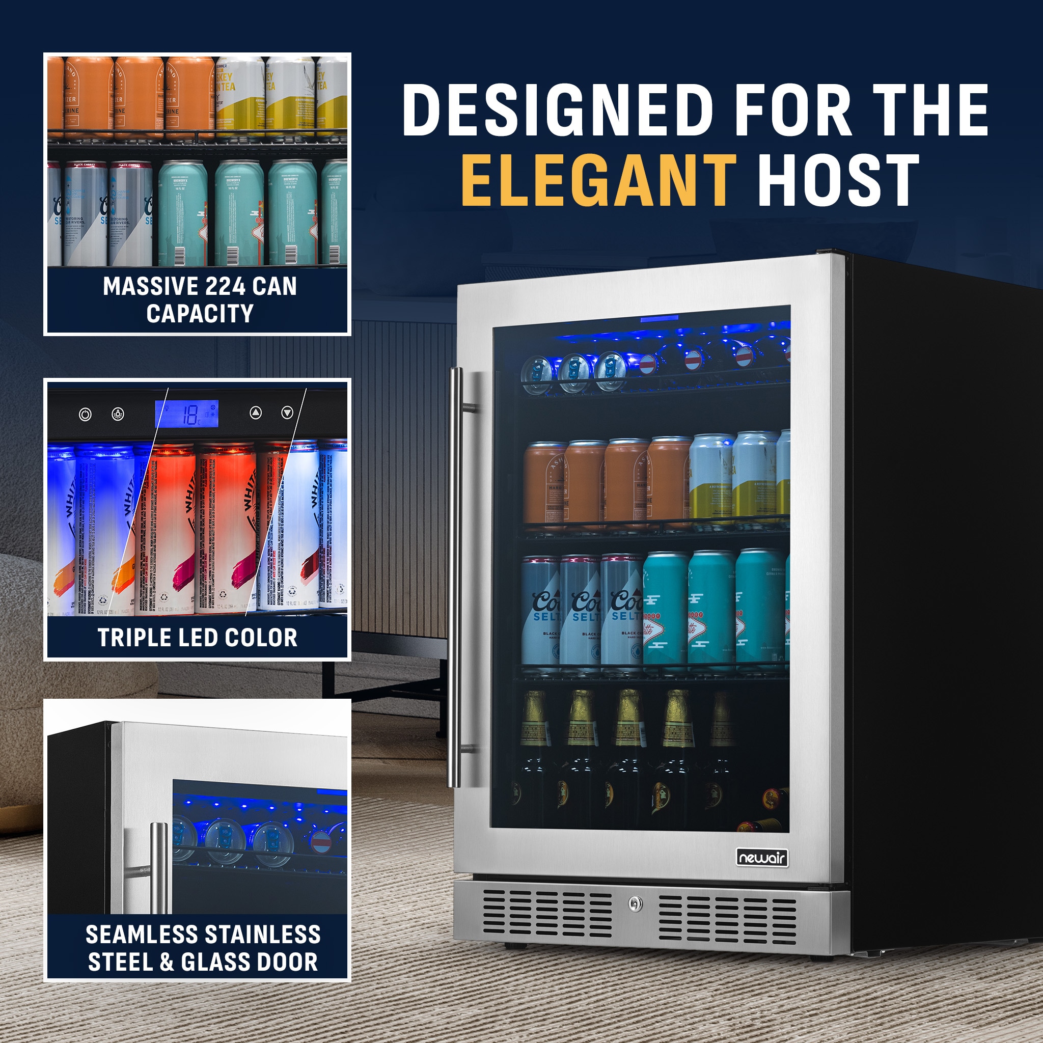 NewAir NBC224SS00 Beverage-Dispensers - View #2