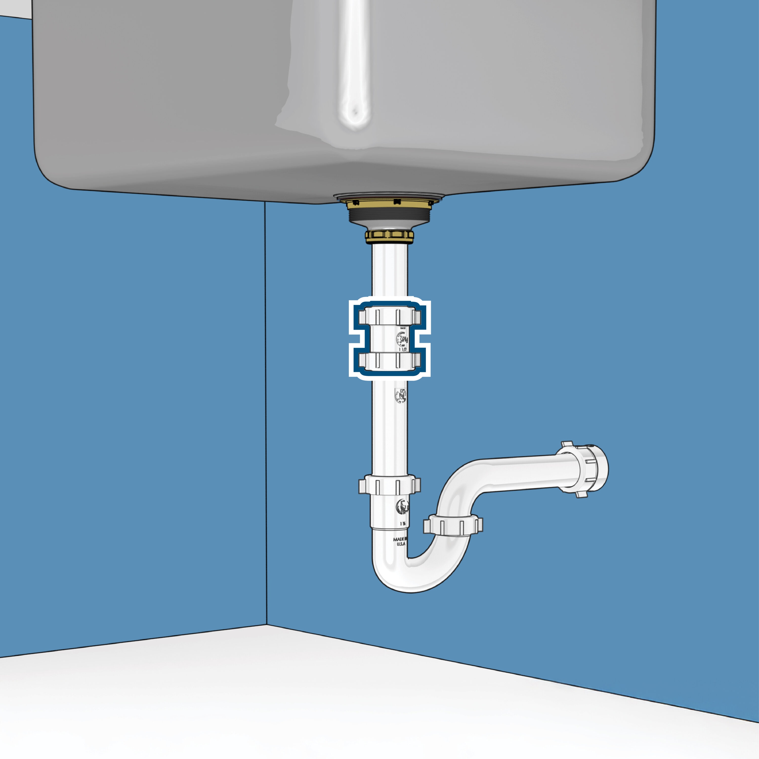 Dearborn 1000000670 Under-Sink-Tubular-Drainage - View #5