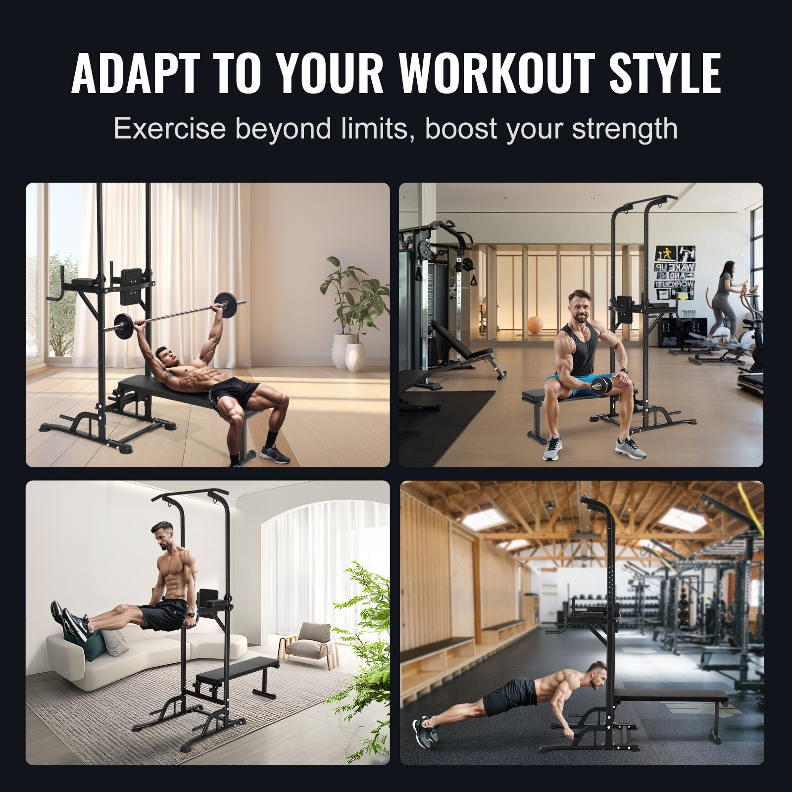 VEVOR DGNYTXSJDZDK4EQYXV0 Pull-up-Push-up-Bars - View #6