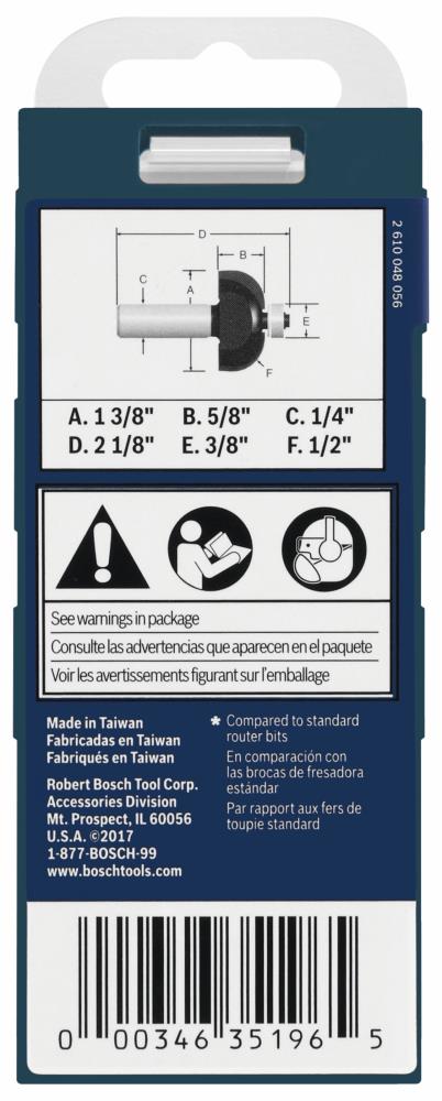 Bosch 85207MC Surface-Forming-Router-Bits - View #4