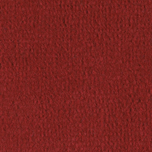Red Plush Indoor Or Outdoor Carpet