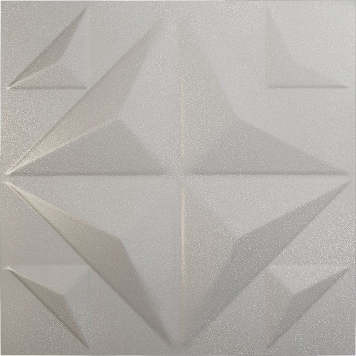 Ekena Millwork WP20X20CRASV 19-5/8-in x 19-5/8-in Embossed Paintable/Stainable Silver PVC Wall Panel (