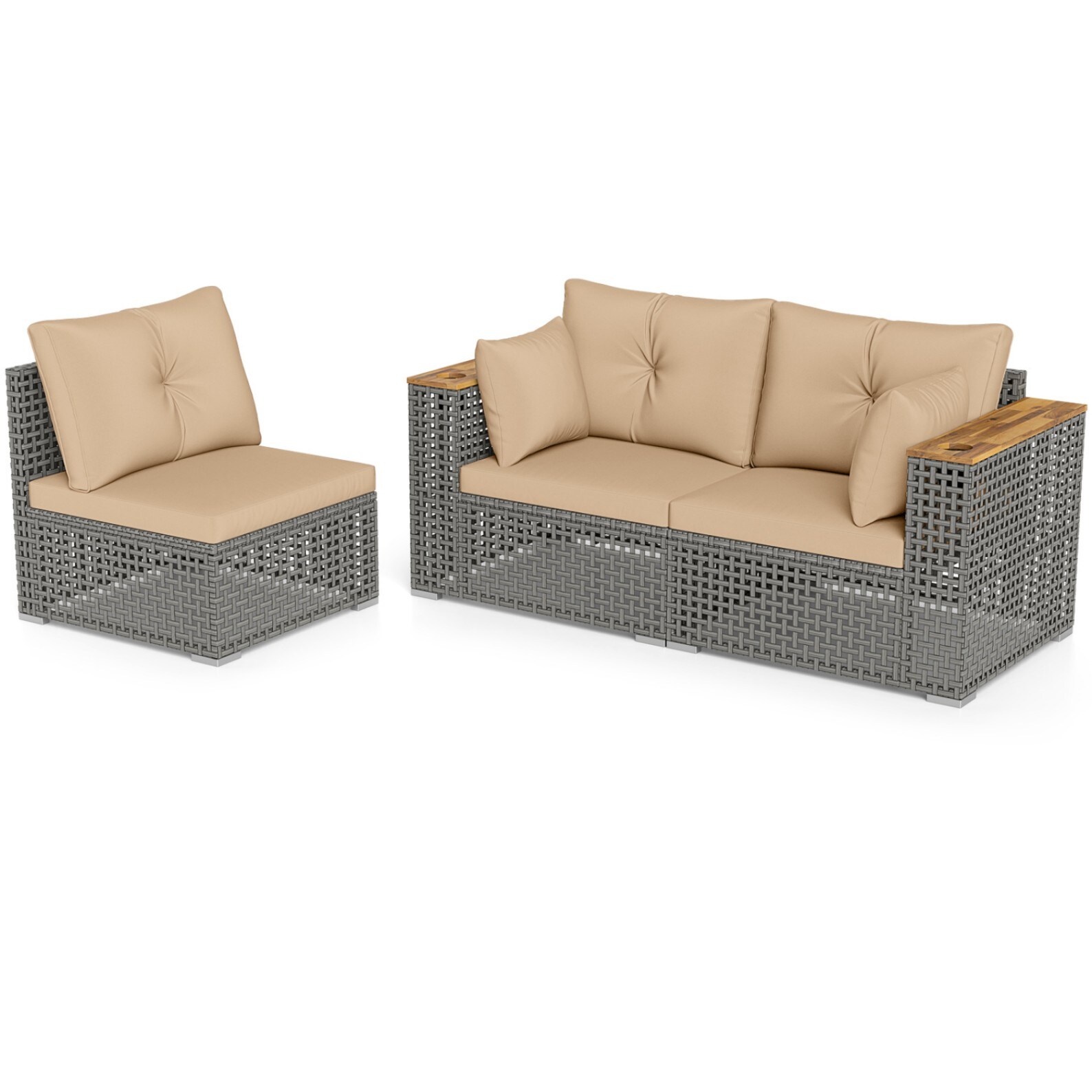Poinic CWJ75124BN Patio-Sofas-Daybeds - View #7