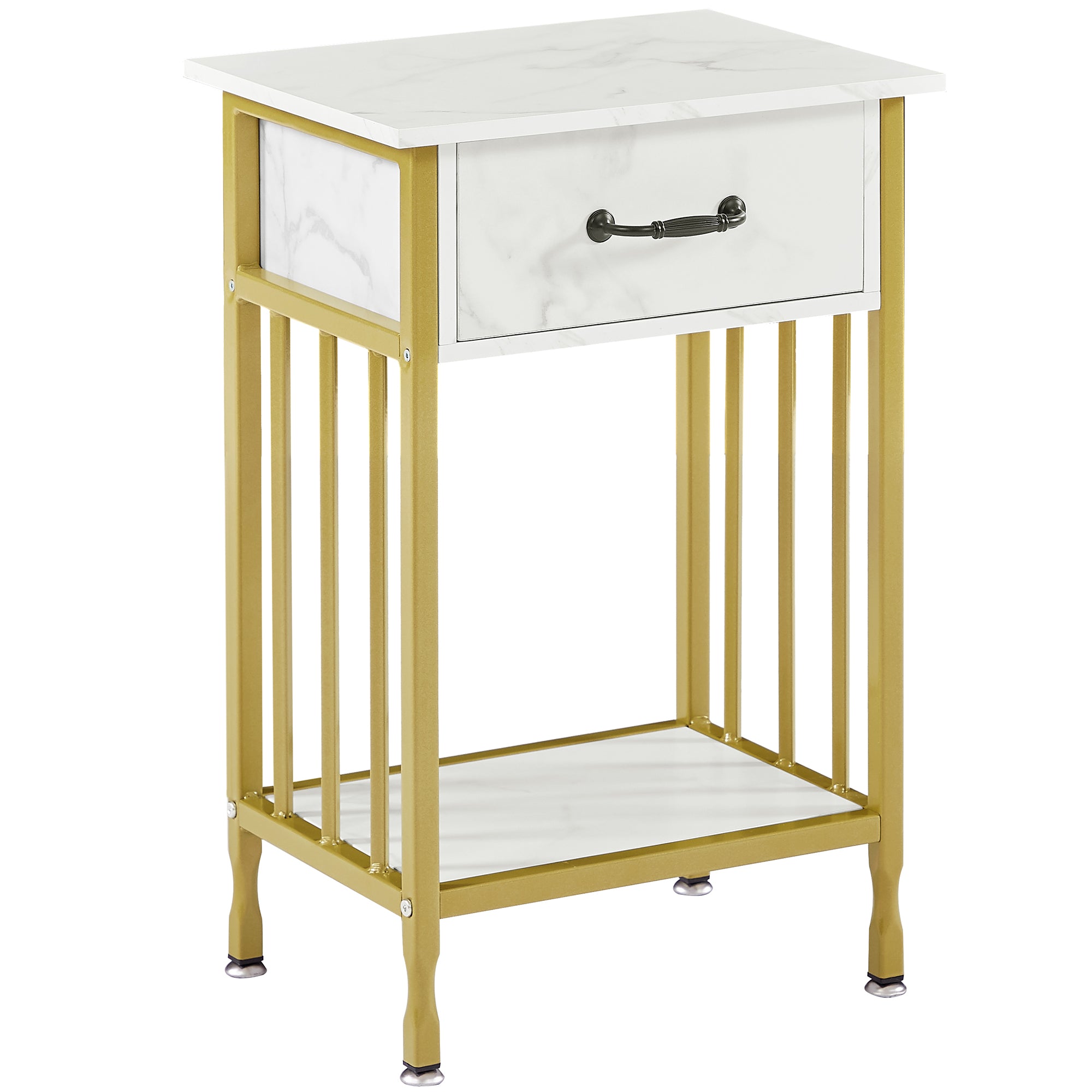 Vecelo LOE-MX-NS24-GLD nightstands - View #2