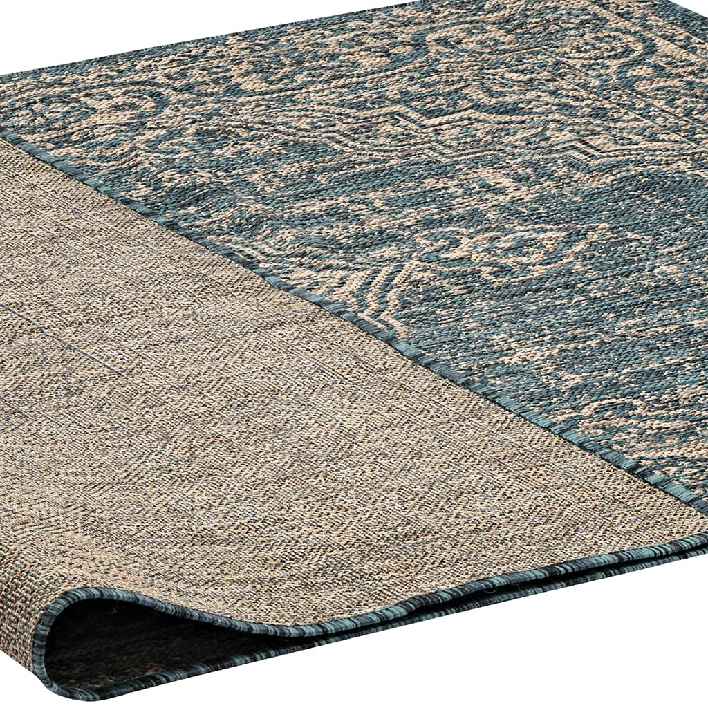 Benissimo Benissimo Indoor Outdoor Rug PALACE Turquoise 5ft3in X