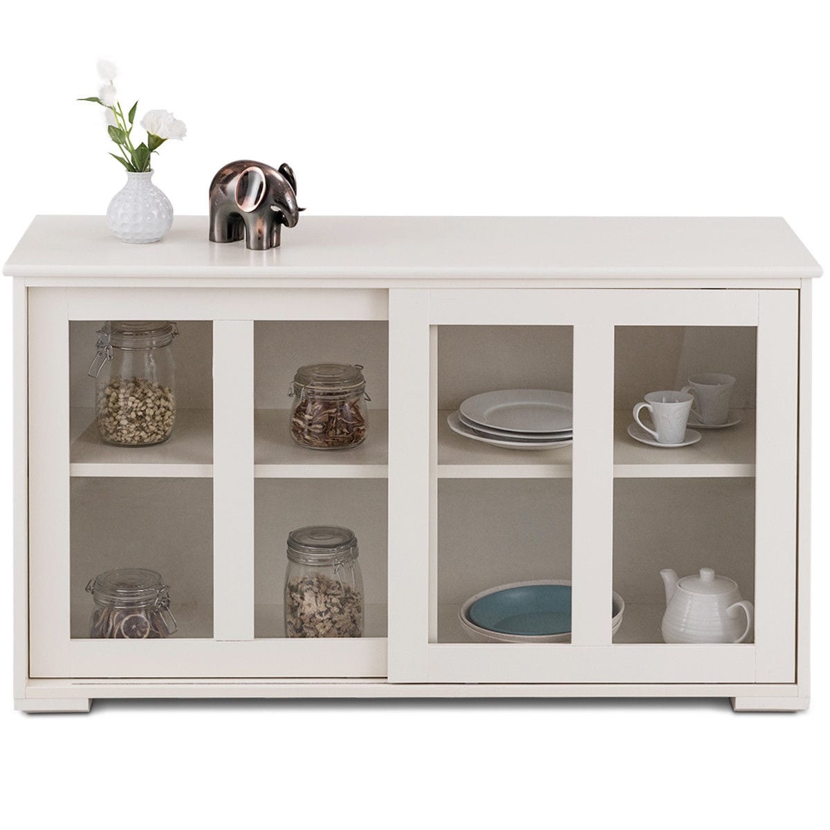 Goplus HW53867WH Dining-Kitchen-Storarge - View #9