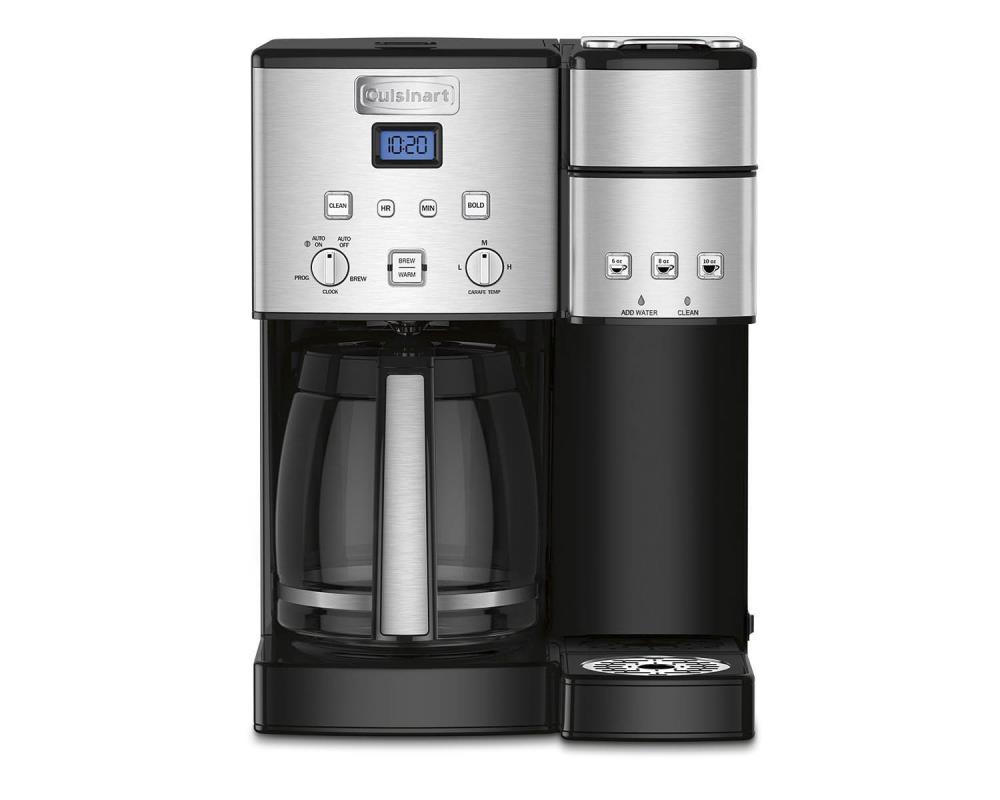 Cuisinart Stainless Steel Coffee Center Combo Coffee Maker (Black) with  Serve KCup & Stainless Steel 