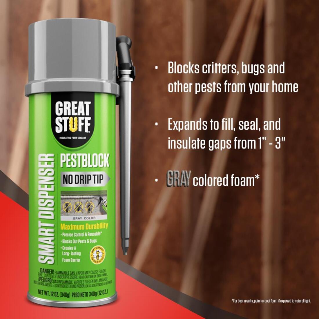 GREAT STUFF 16 oz. Pestblock Insulating Spray Foam Sealant with