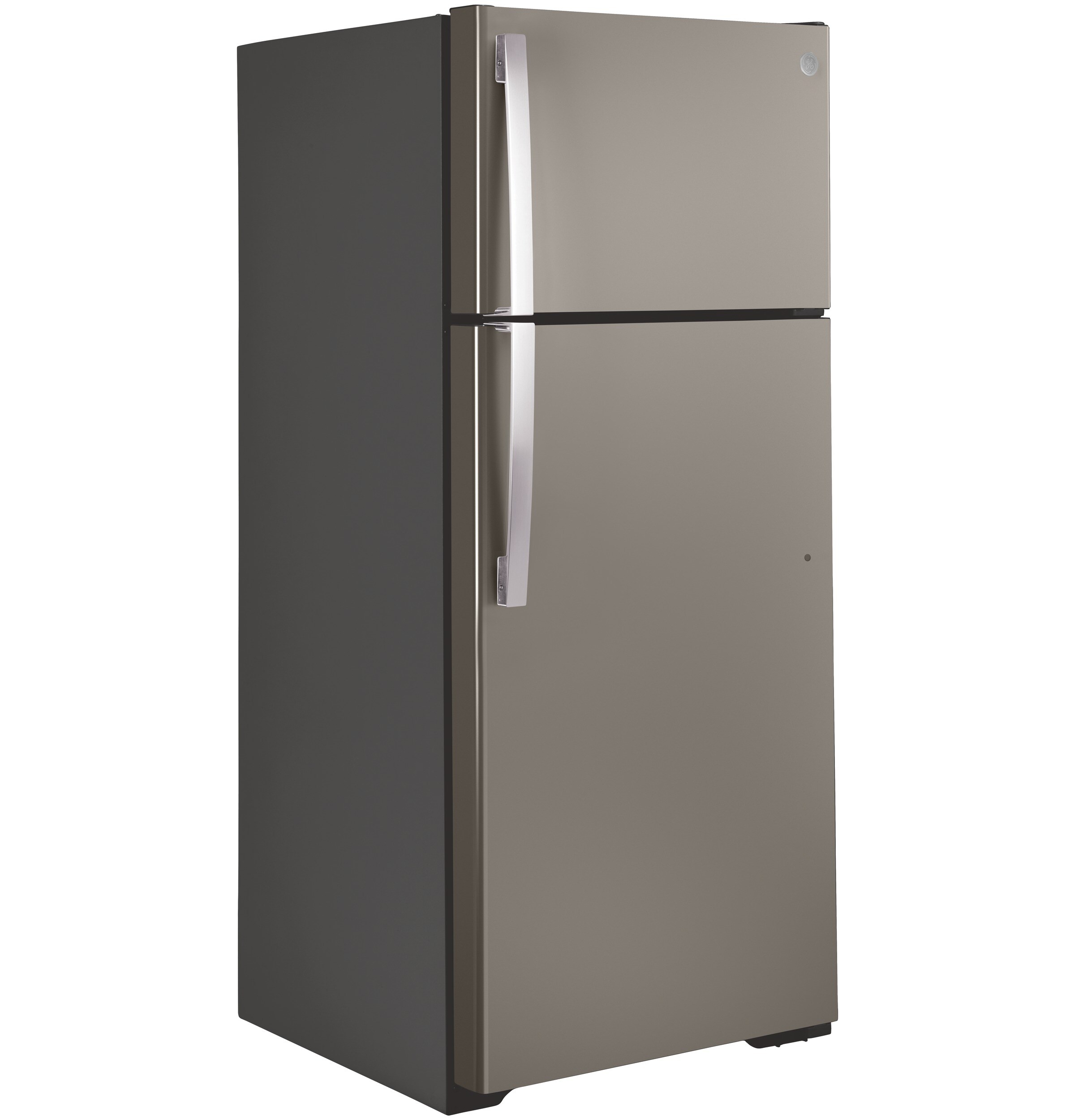 GE 17.5-cu ft Top-Freezer Refrigerator (Slate) at Lowes.com