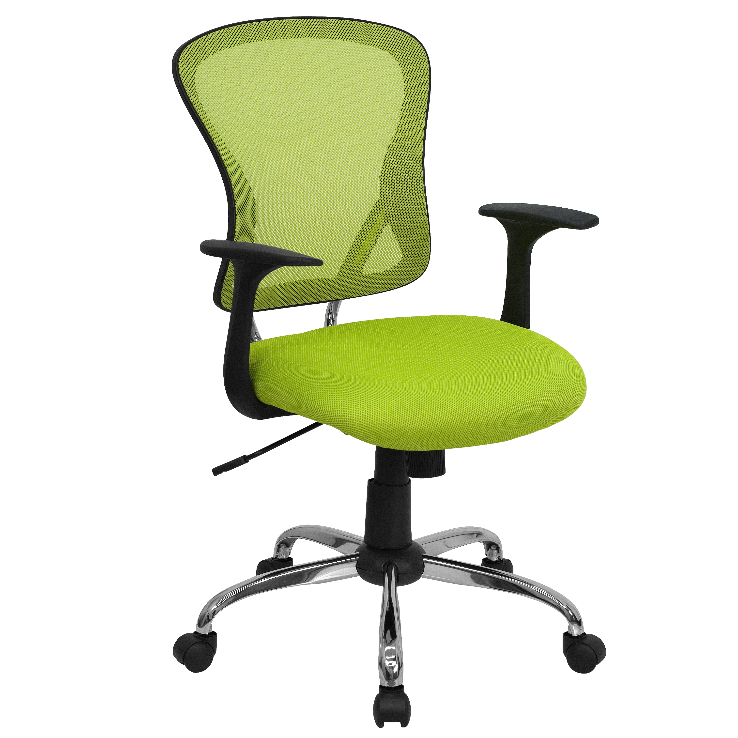 Flash Furniture 812581017366 Alfred Green Contemporary Adjustable Height Swivel Mesh Task Chair
