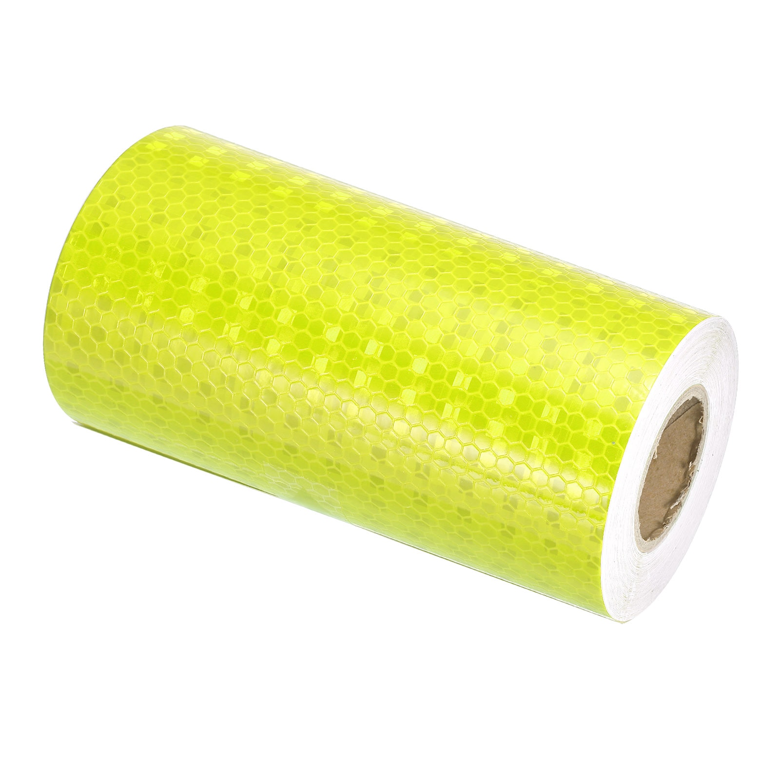 PATIKIL Reflective Tape 6inch x 33 FT Waterproof Adhesive High Visibility Warning Safety Tape External Accessories Conspicuous for Cars Trucks Fluorescent Yellow