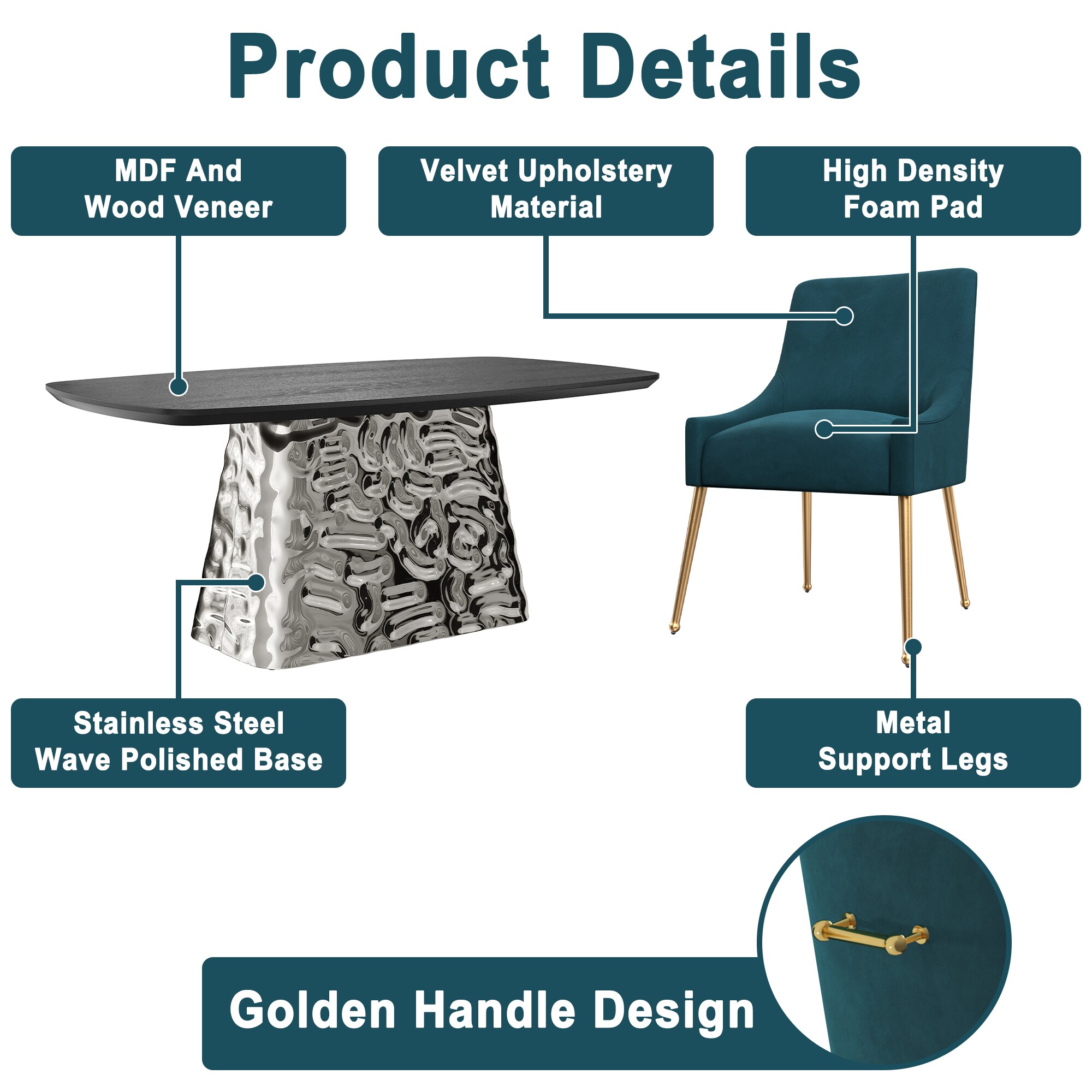 Clihome CL-1676D700LG Dining-Sets - View #8