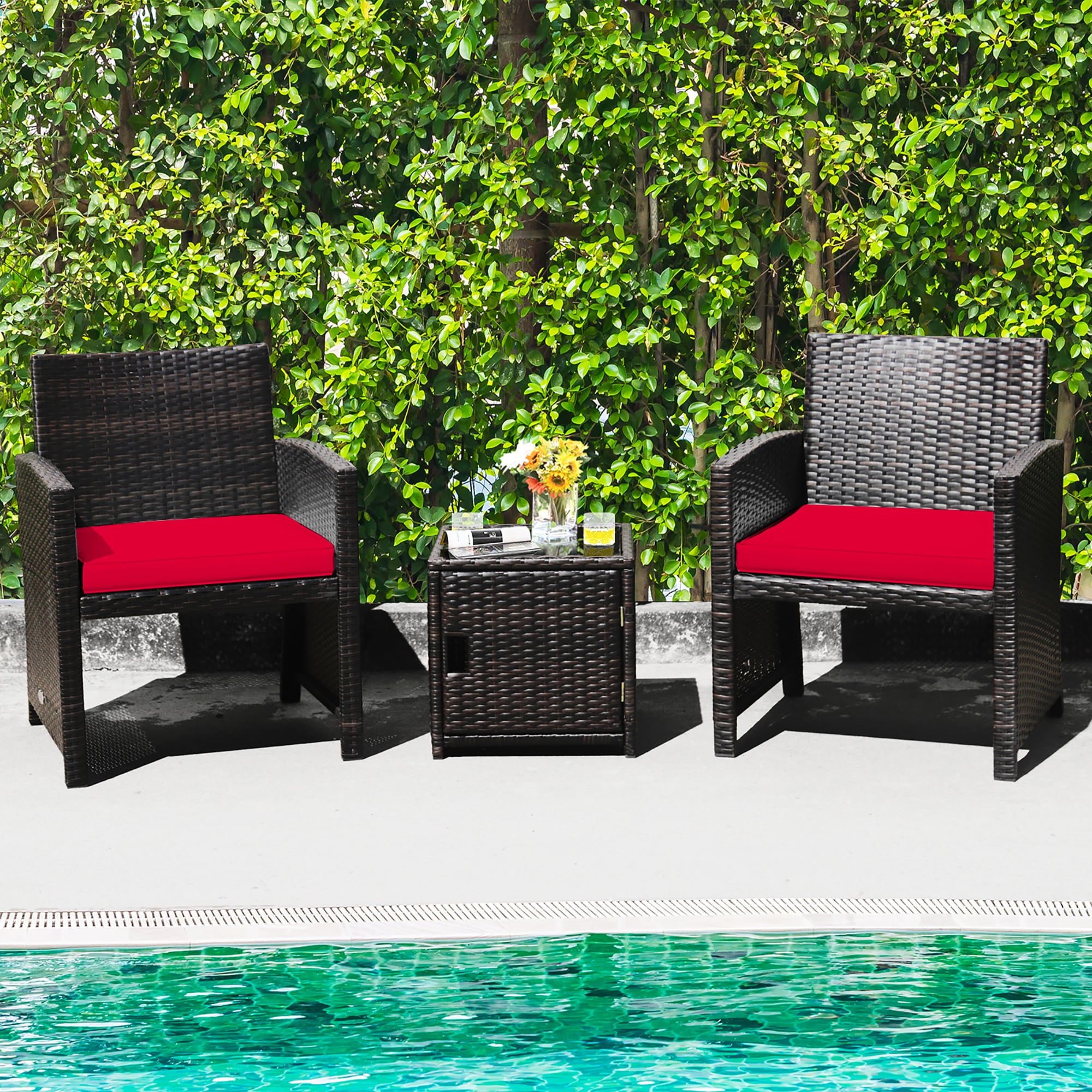 Costway HW69444RE Patio-Conversation-Sets - View #8