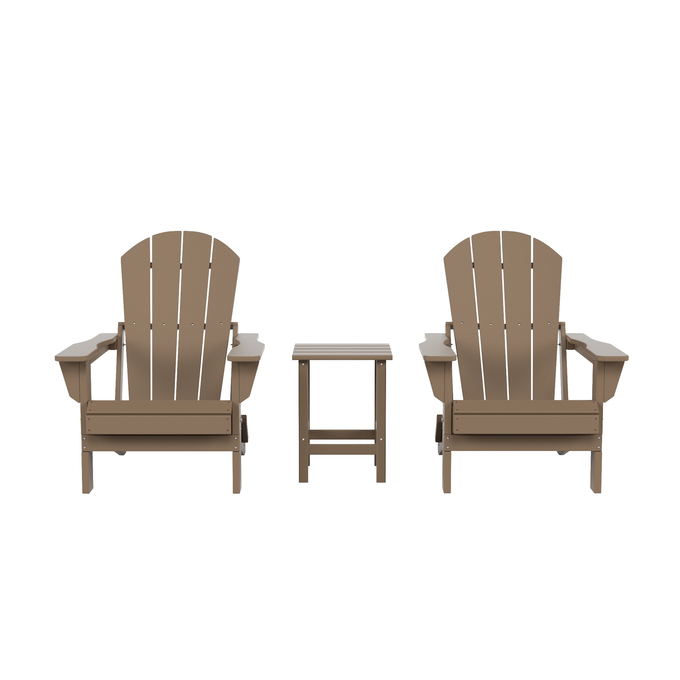 Westin Furniture 2001-AC2-CS-WW 3 -Piece Patio Conversation Set