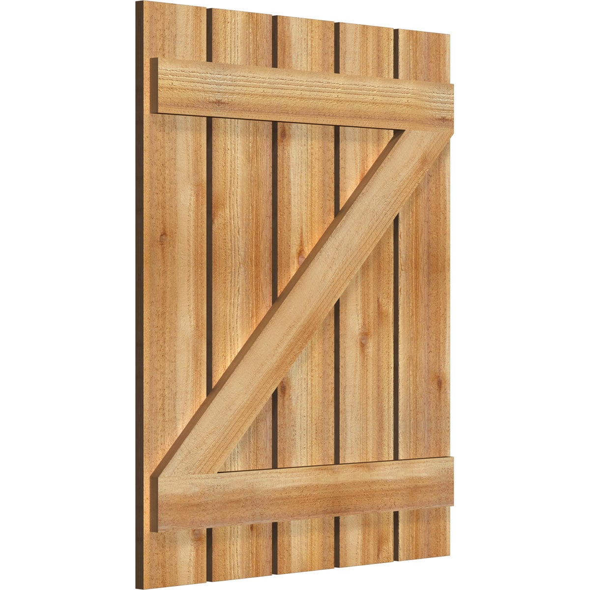 Ekena Millwork RBS06Z29X036RWR Exterior-Shutters - View #2
