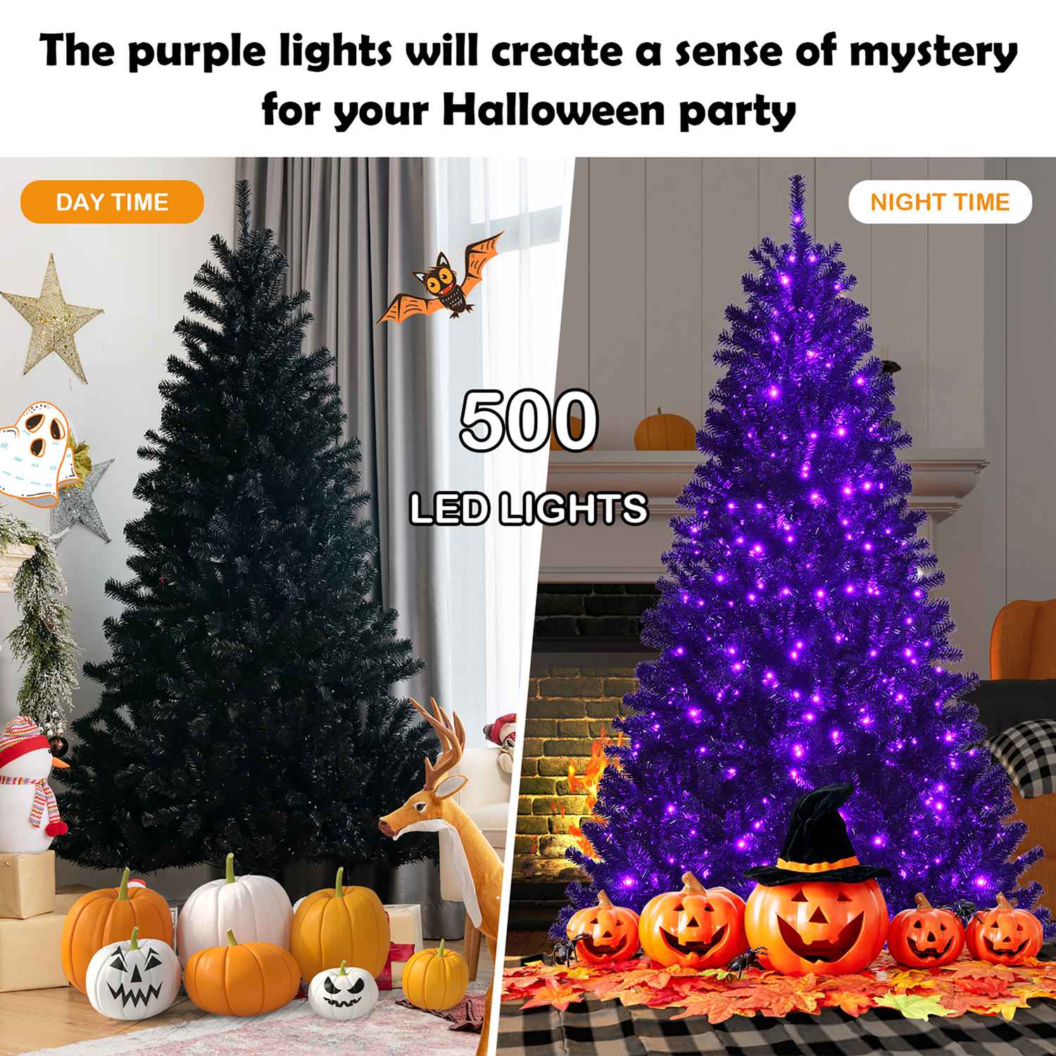 Costway CSHY000433 Artificial-Christmas-Trees - View #6