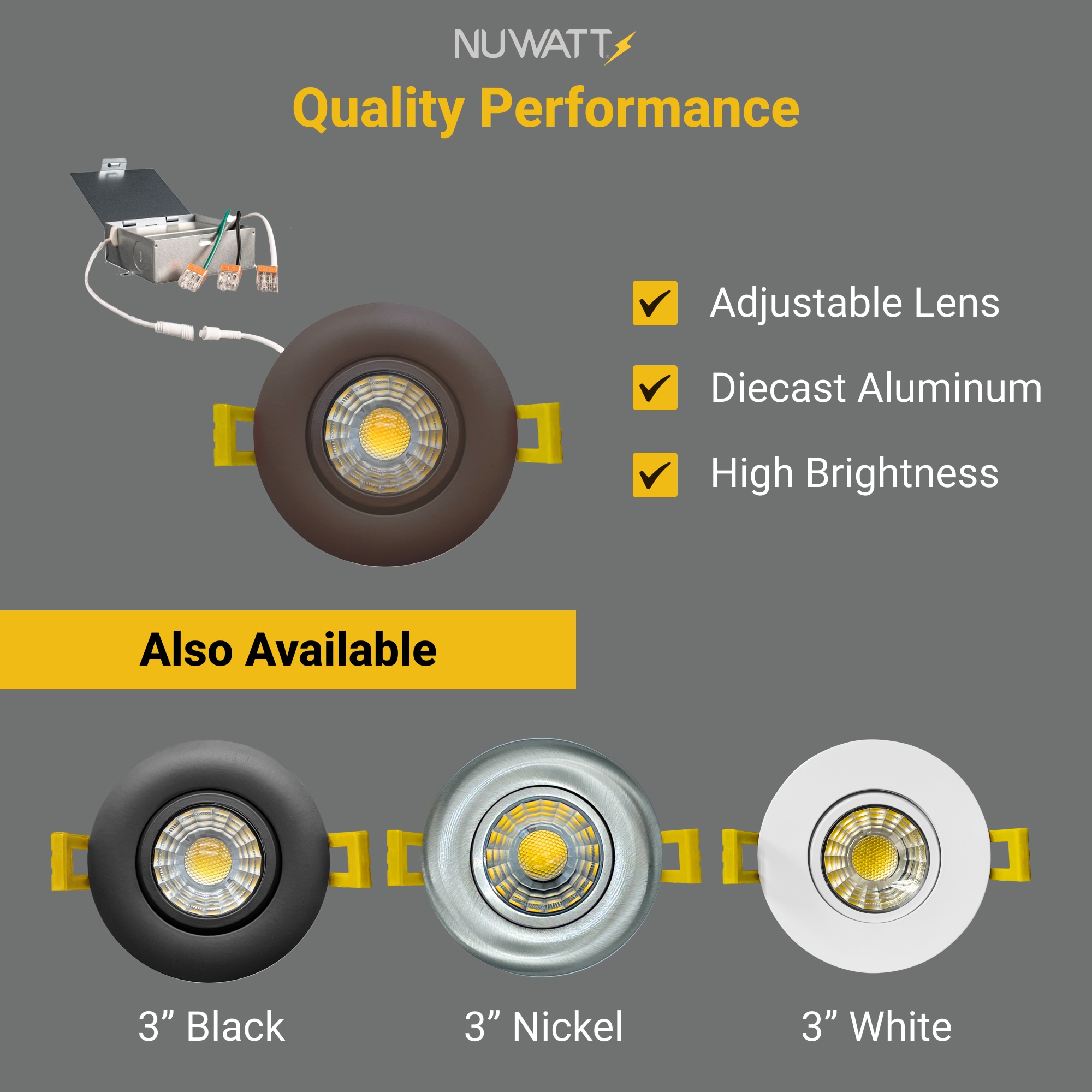 NUWATT NWGMB-3-5CT-BZ-R16P Led-Retrofit-Downlight - View #10