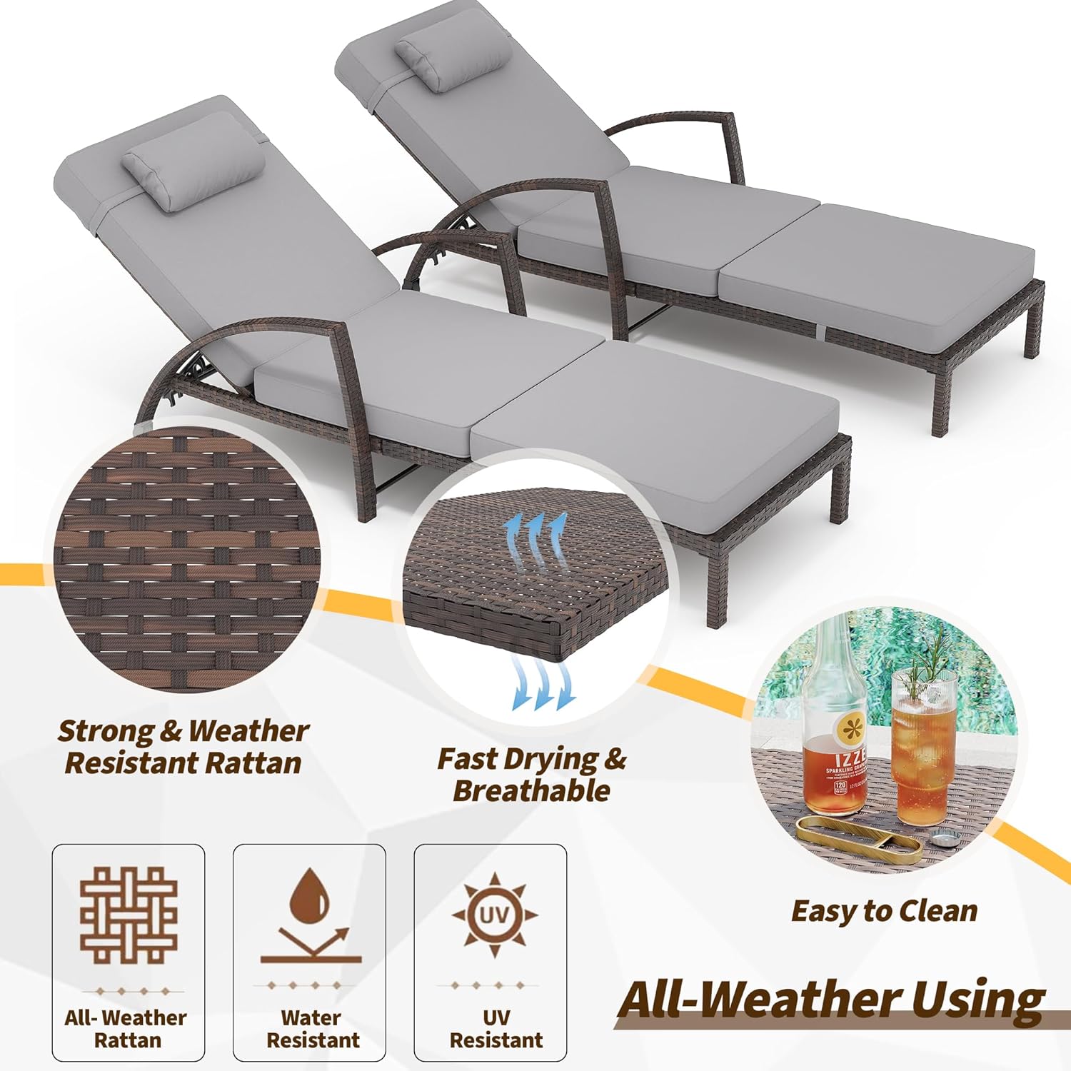 Qeetex LHF-HW-PPG-339D4PFX Patio-Conversation-Sets - View #7