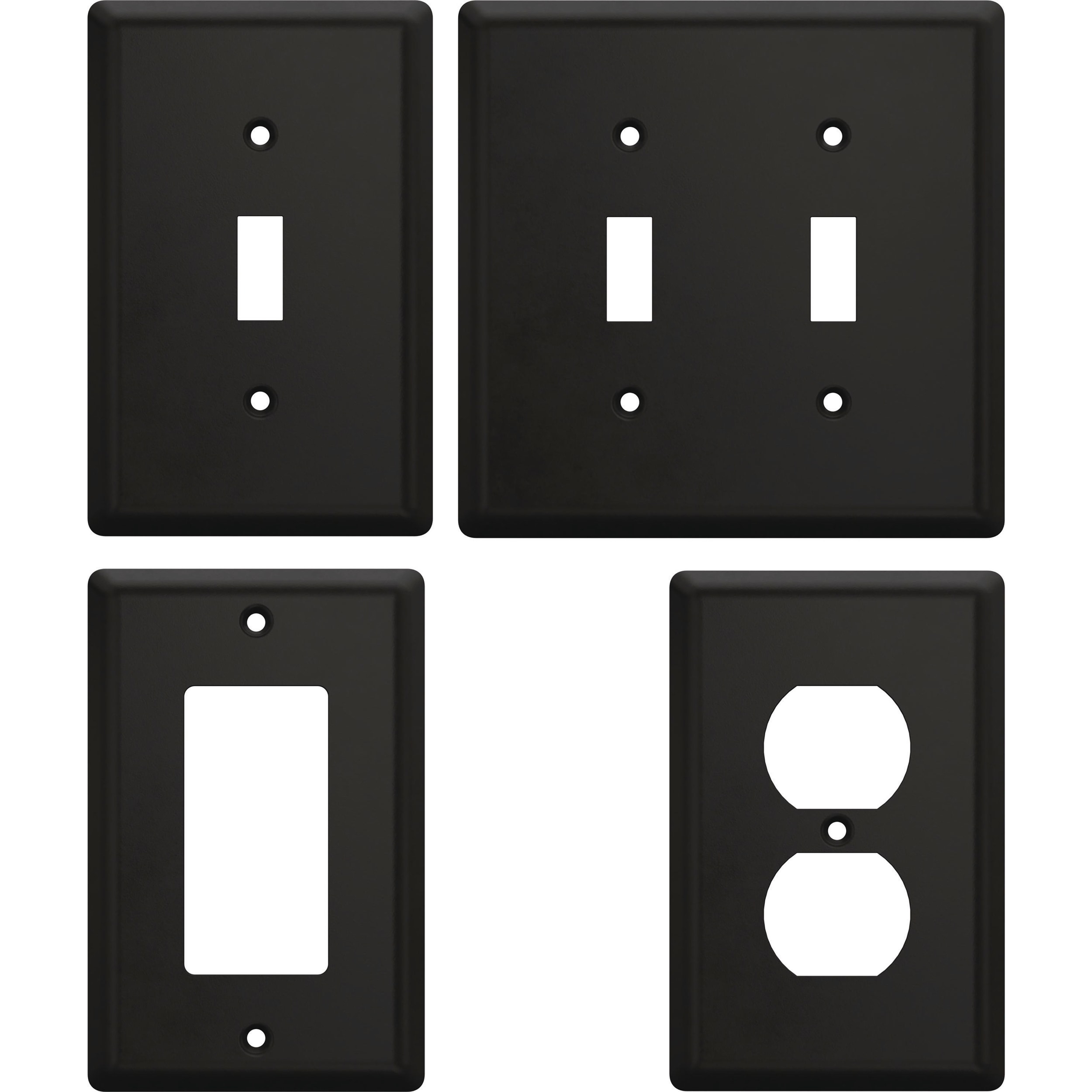 allen + roth W45067-FB-CP Electrical-Wall-Plates - View #4