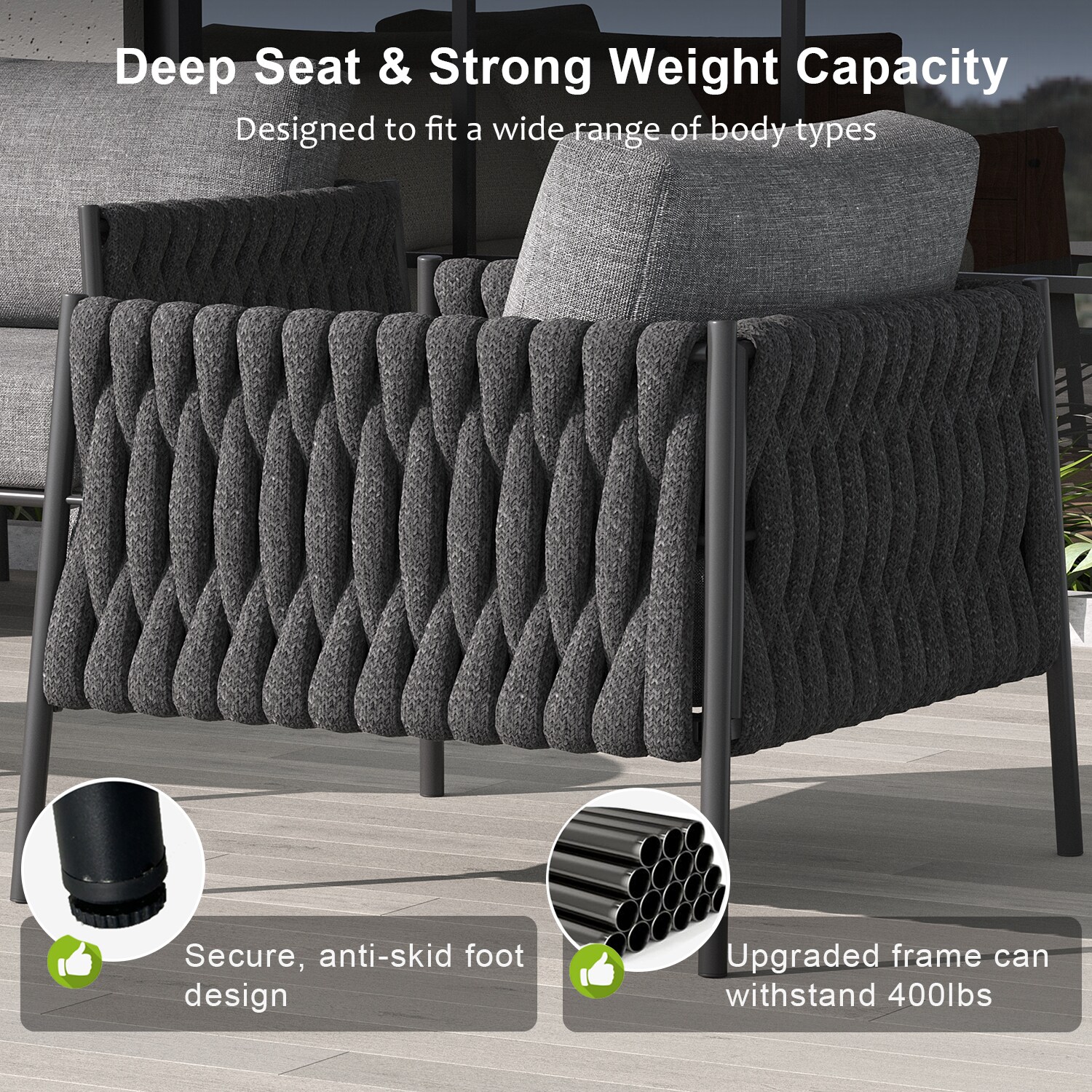 LayinSun SZ5006-3-002 Patio-Conversation-Sets - View #7