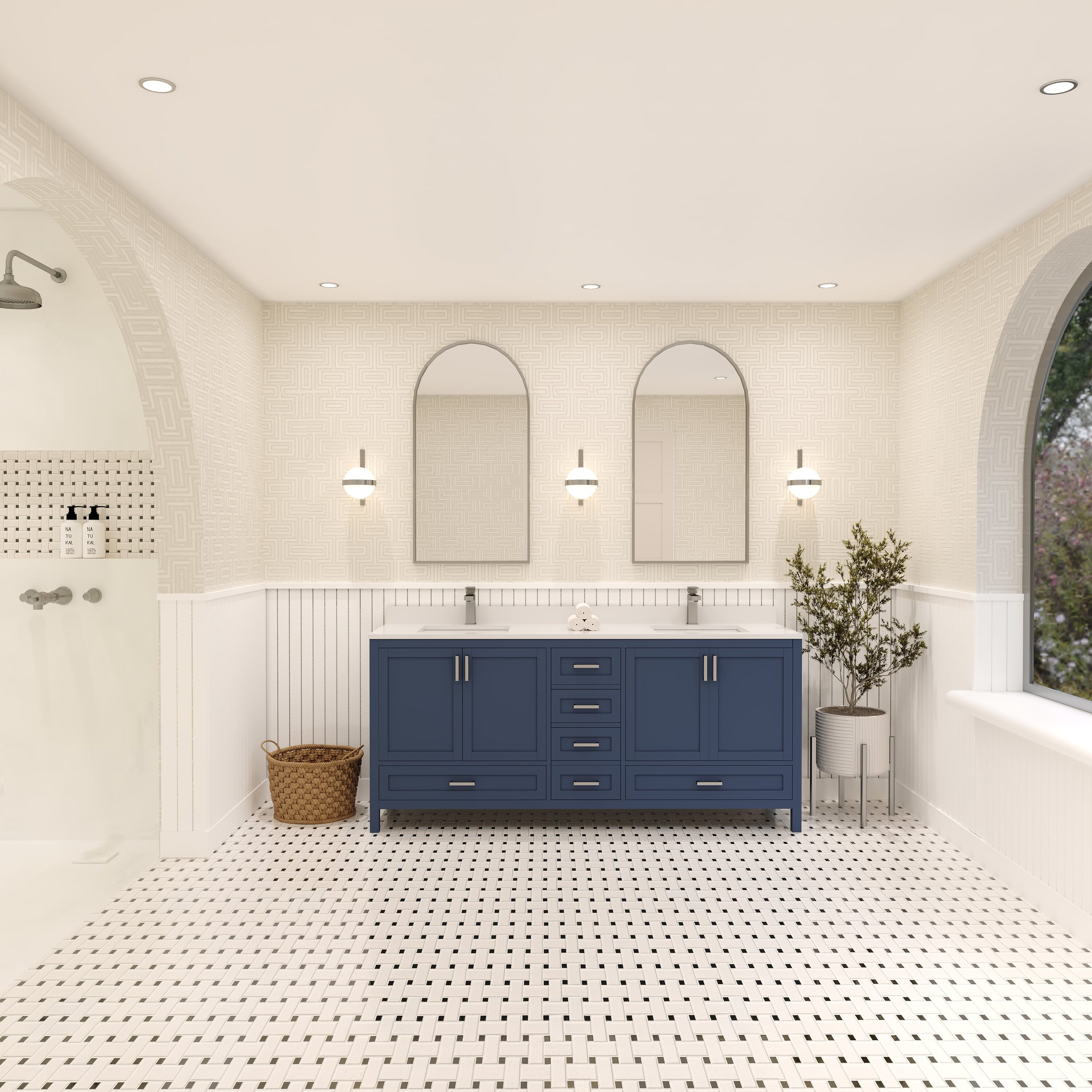 Ayna Decors AVR72NB3022 Bath-Vanity-Combo - View #5