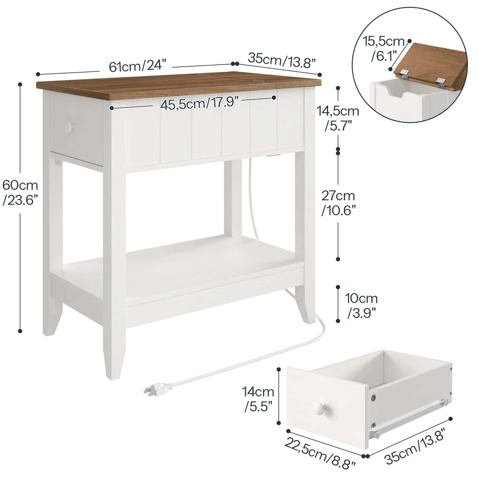 Slickblue D-HO-10ZBU472HW End-Tables - View #3