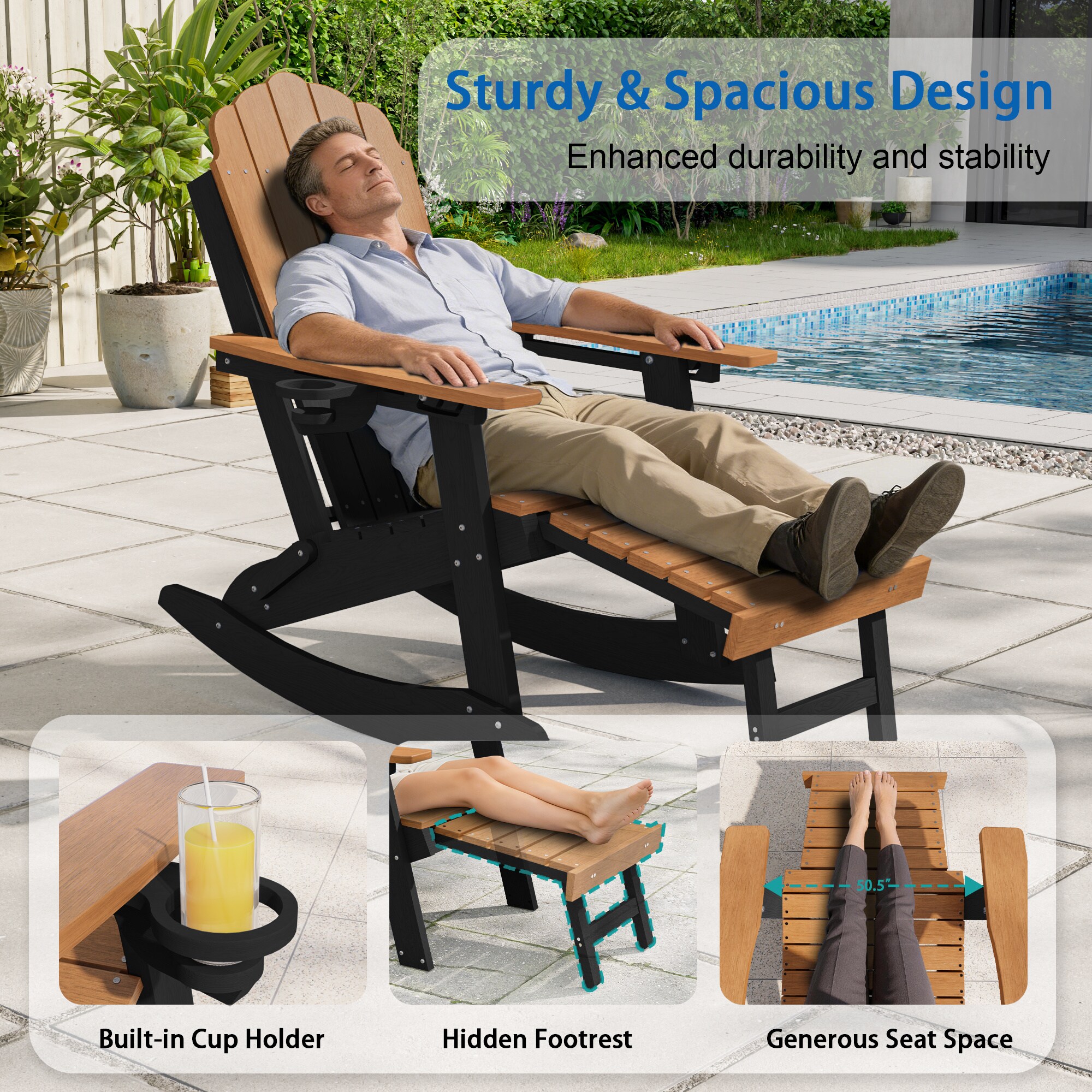 Rattaner LMK-PE-CRS-209TB Patio-Chairs - View #7