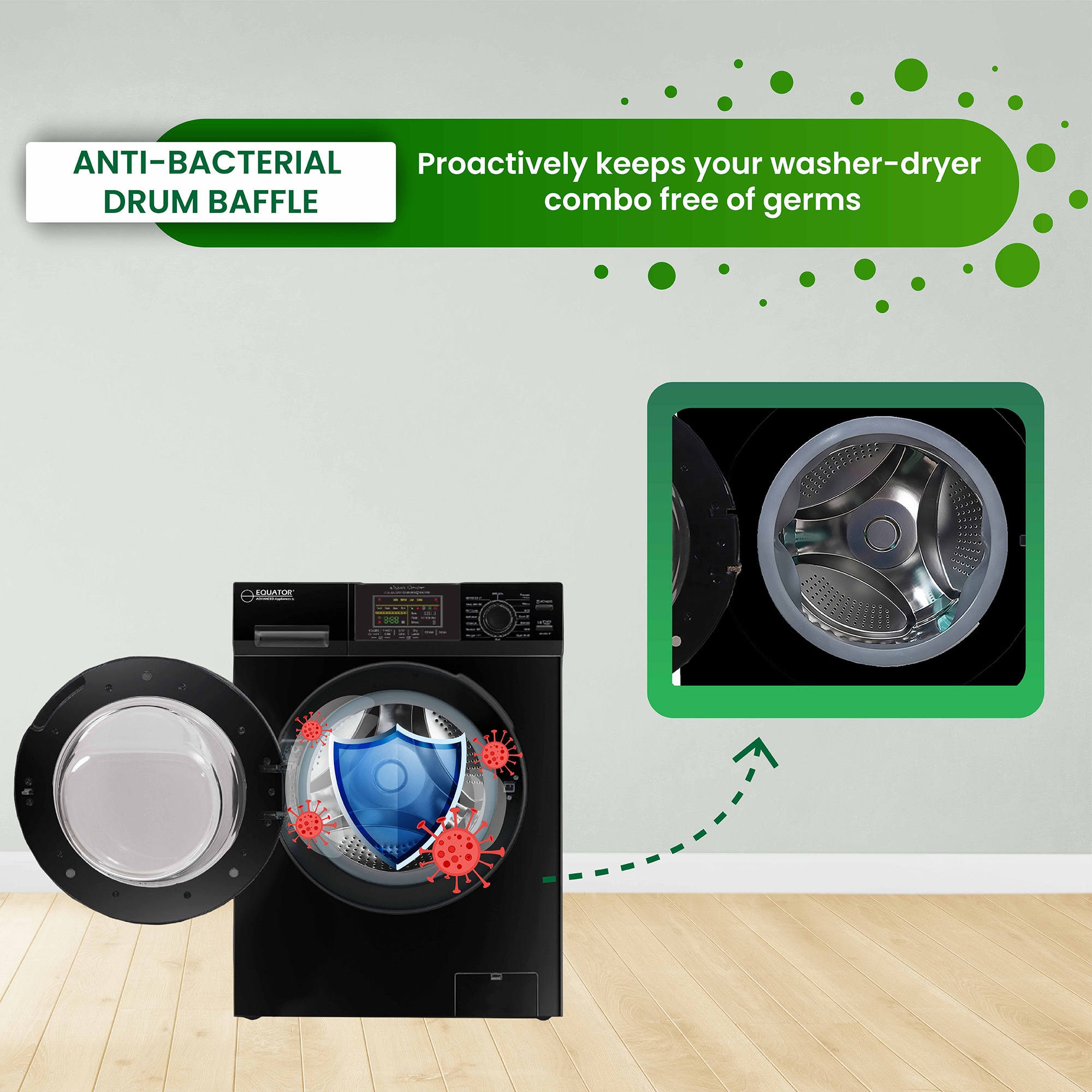 Equator Advanced Appliances EZ 4700 C BLACK Combination-Washers-Dryers - View #15
