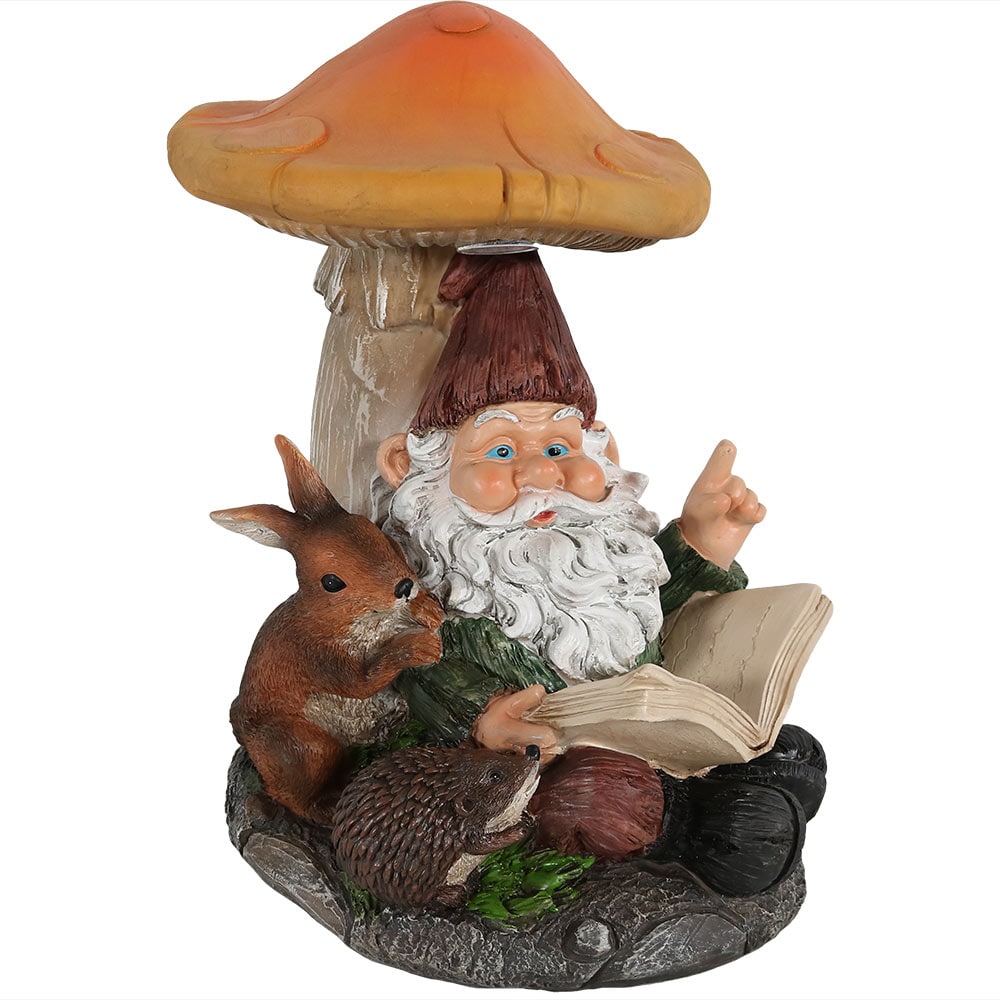 Sunnydaze Decor 16-in H x 10-in W Multiple Colors/Finishes Gnome Garden ...