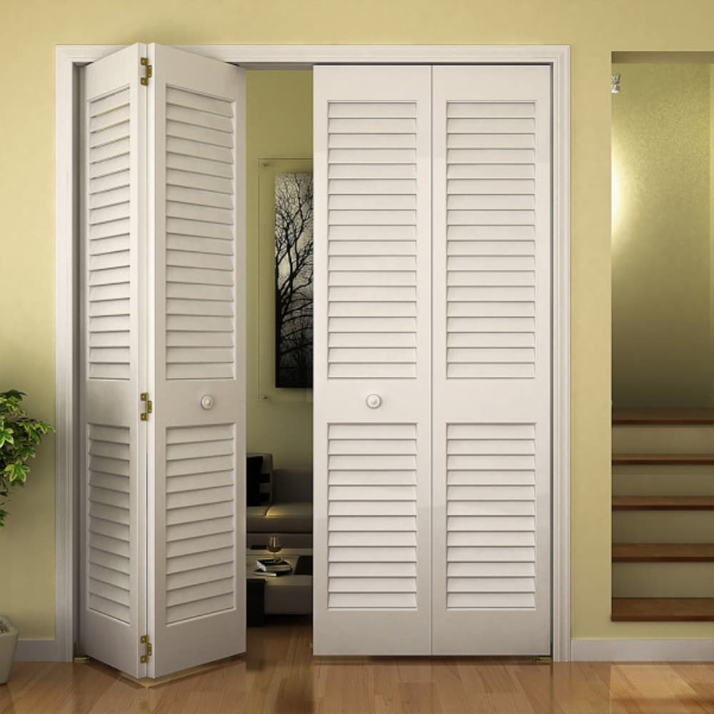 Kimberly Bay DPBPLLW28 Bifold-Sliding-Closet-Doors - View #2