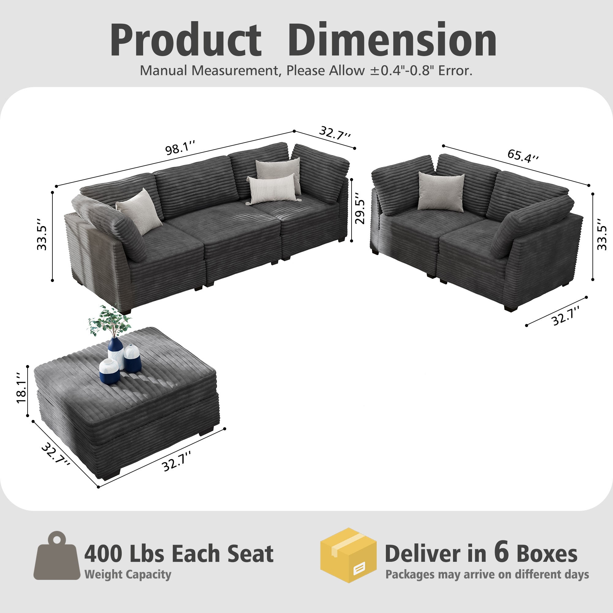 Pouuin SYOG910 Sofas-Loveseats - View #2