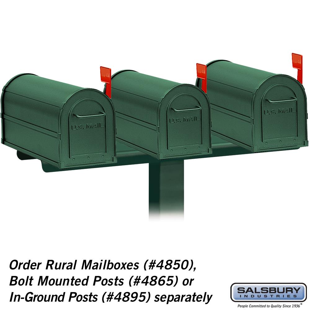 SALSBURY INDUSTRIES 4883GRN Mailbox-Accessories - View #2