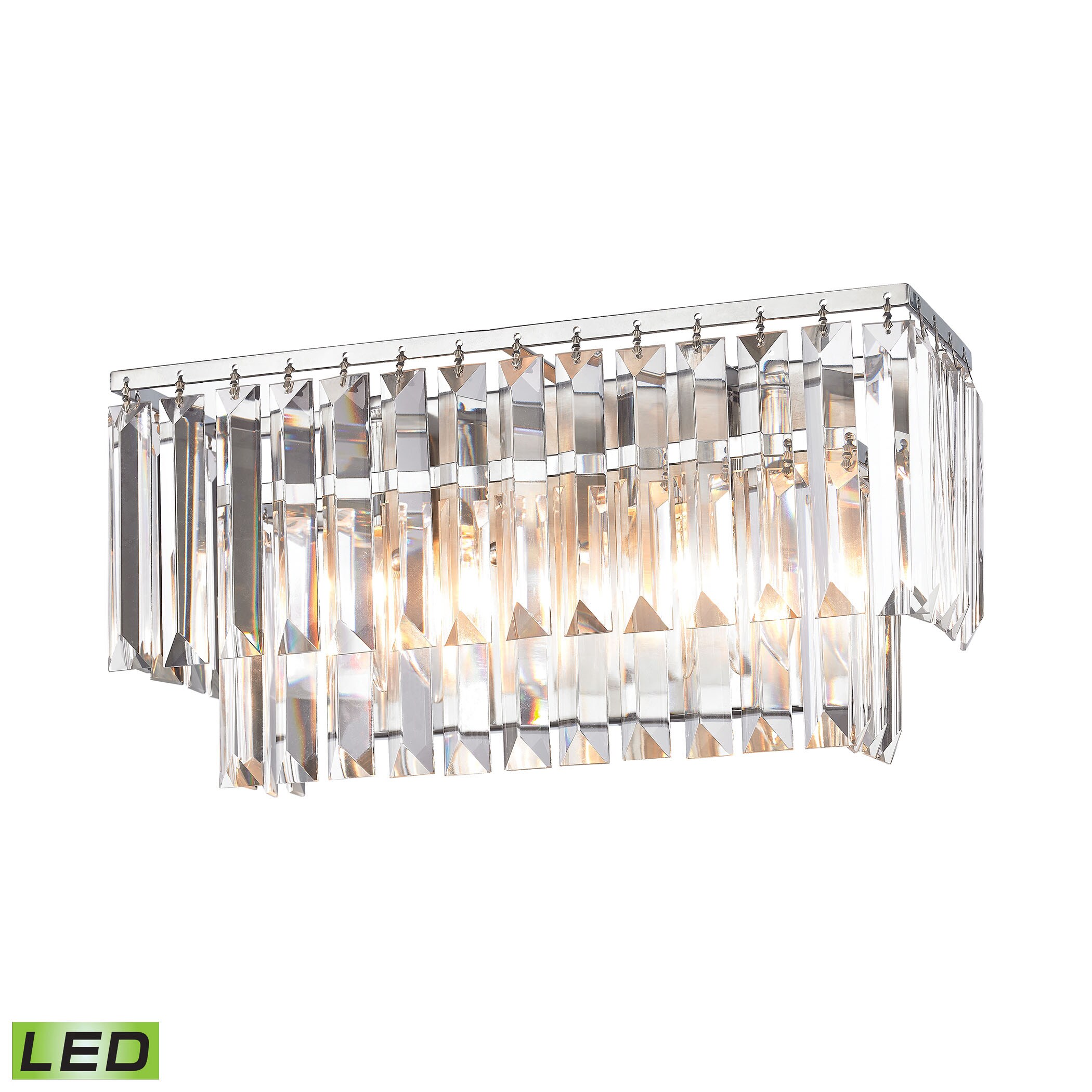 Westmore by ELK Lighting LWVL-220308097 Zurich 15-in 2 -Light Polished Chrome Traditional Vanity light