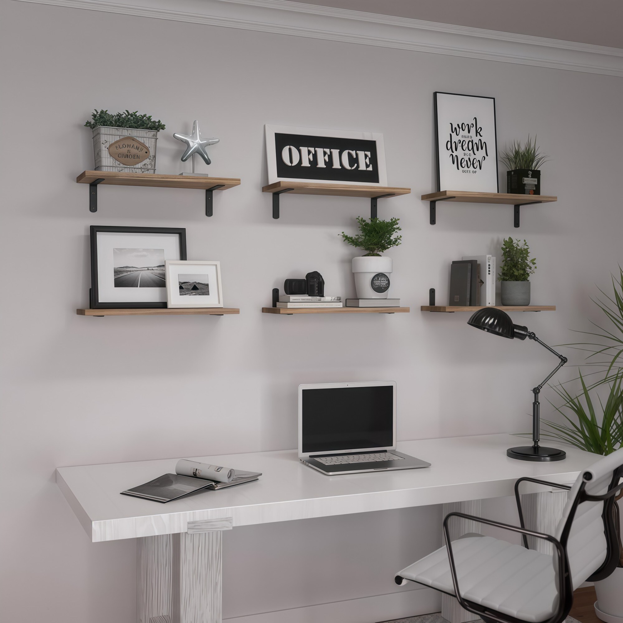 Numhew NHWILL5109 Wall-Mounted-Shelving - View #5