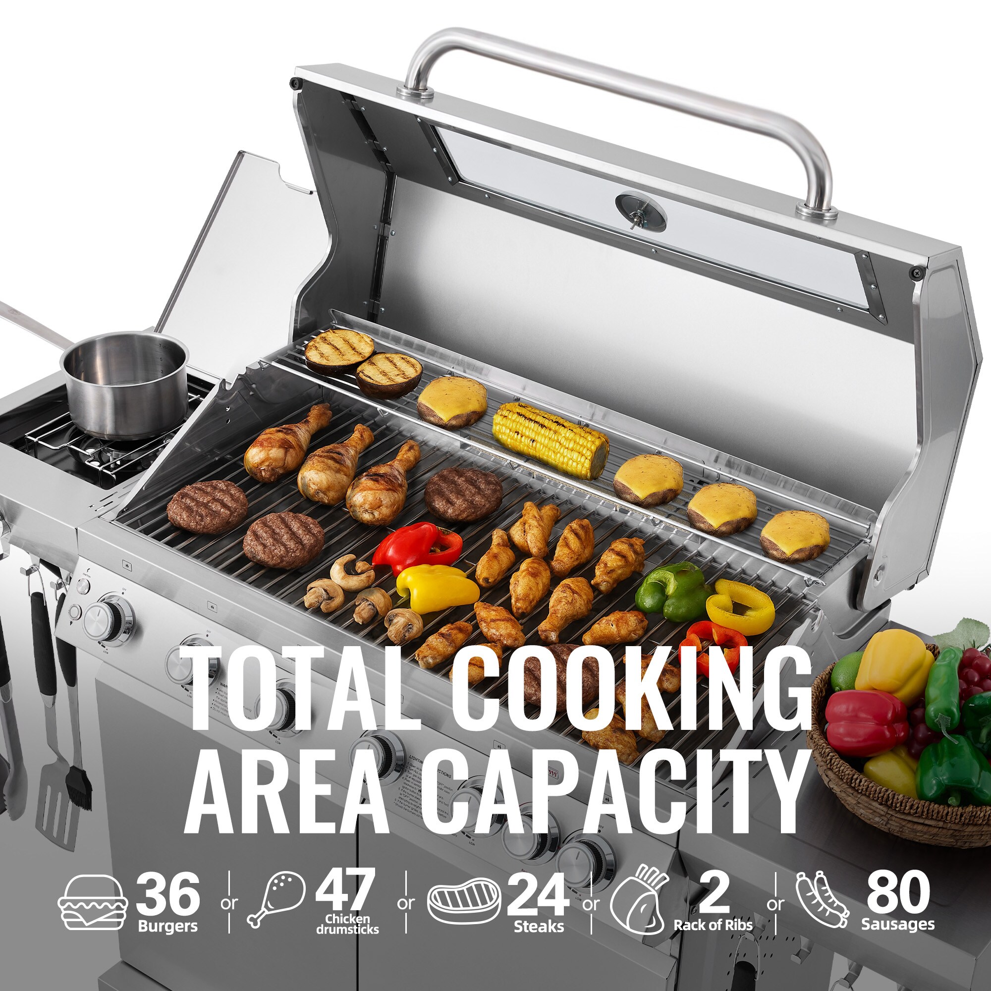 Royal Gourmet GEA6001S Gas-Grill - View #8