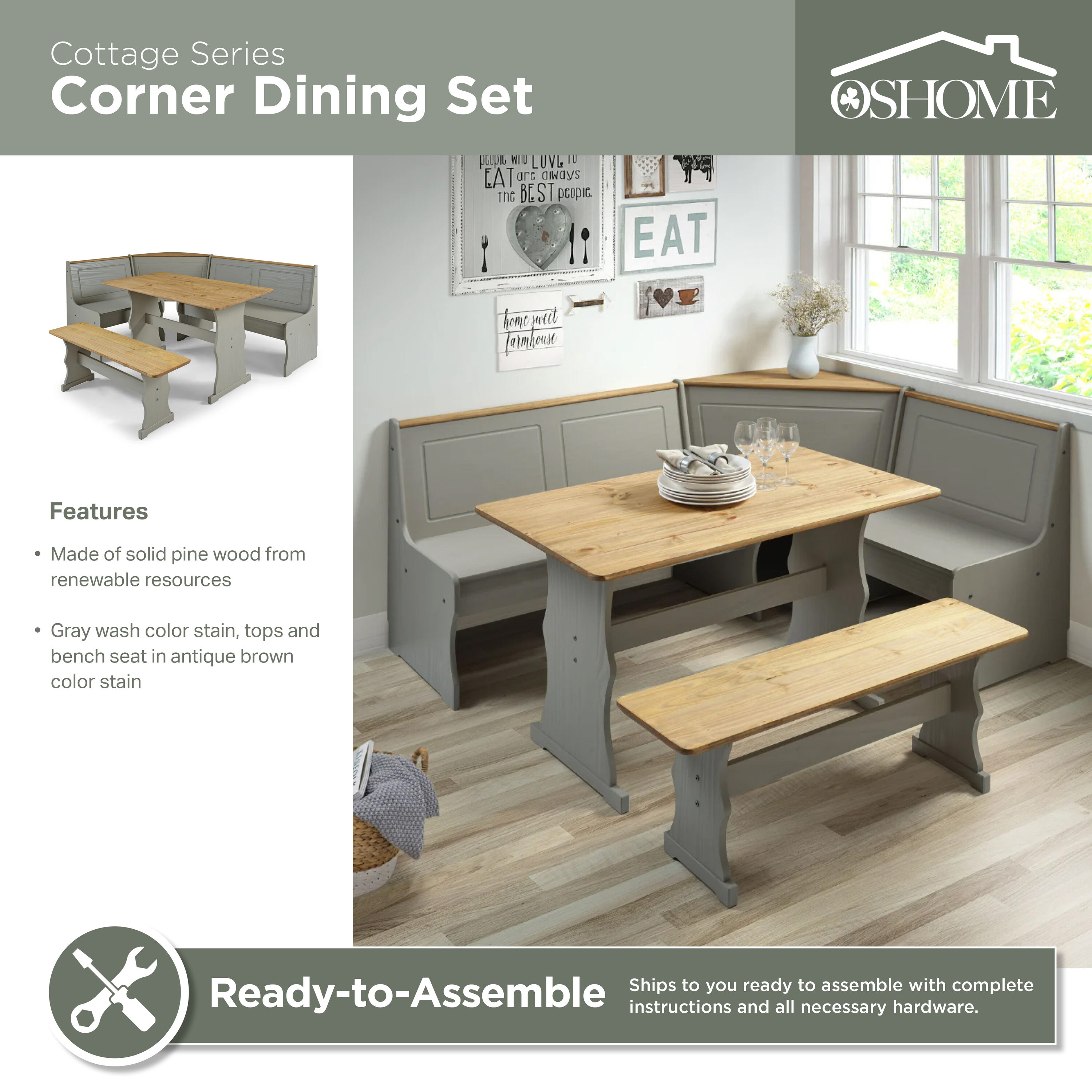OSHOME COG805 Dining-Sets - View #3