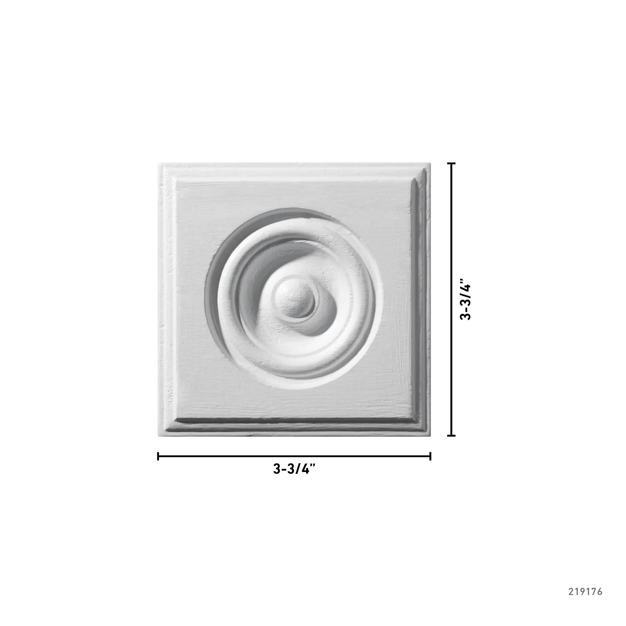 Ornamental Mouldings EV1402CPRIMED rosettes - View #3
