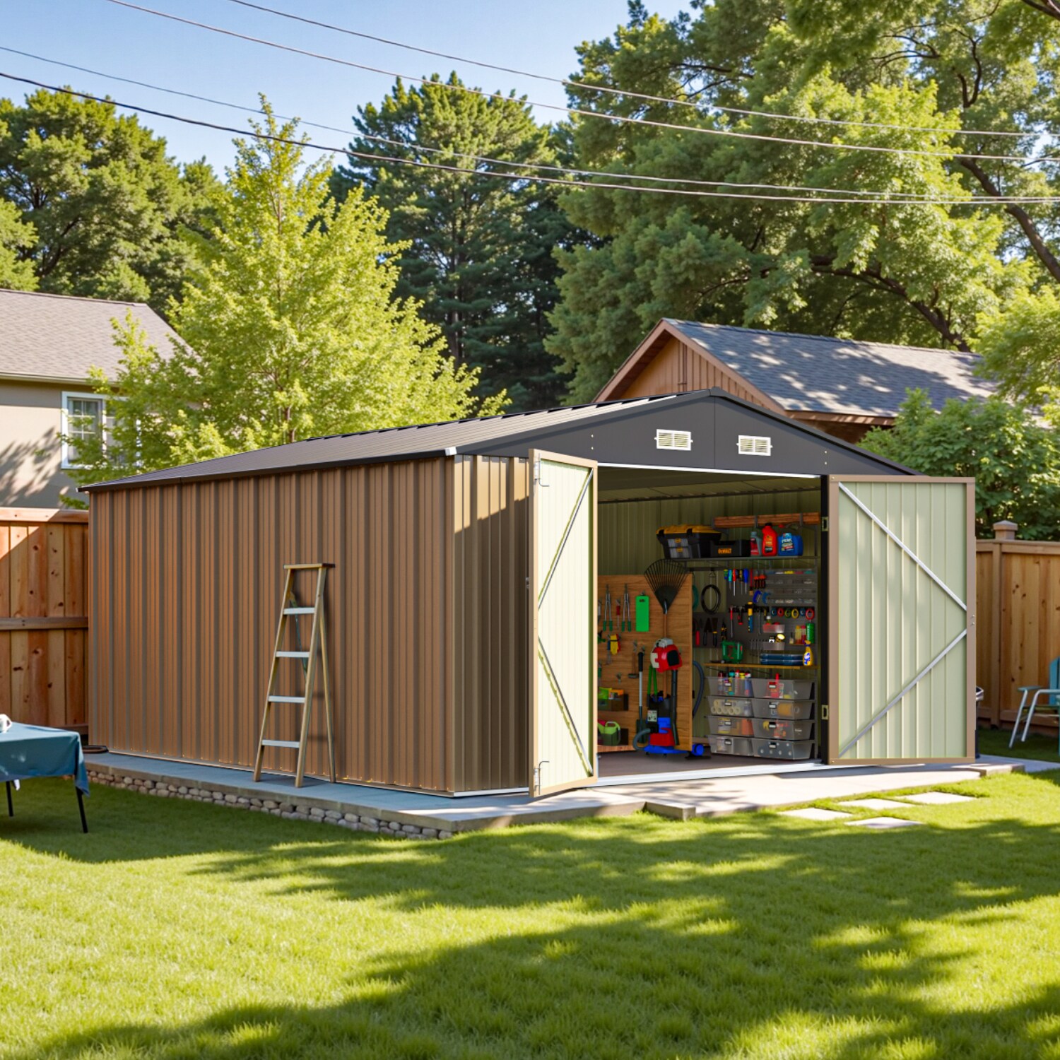 Patiowell WES-0289-8 Metal-Storage-Buildings-Sheds - View #2