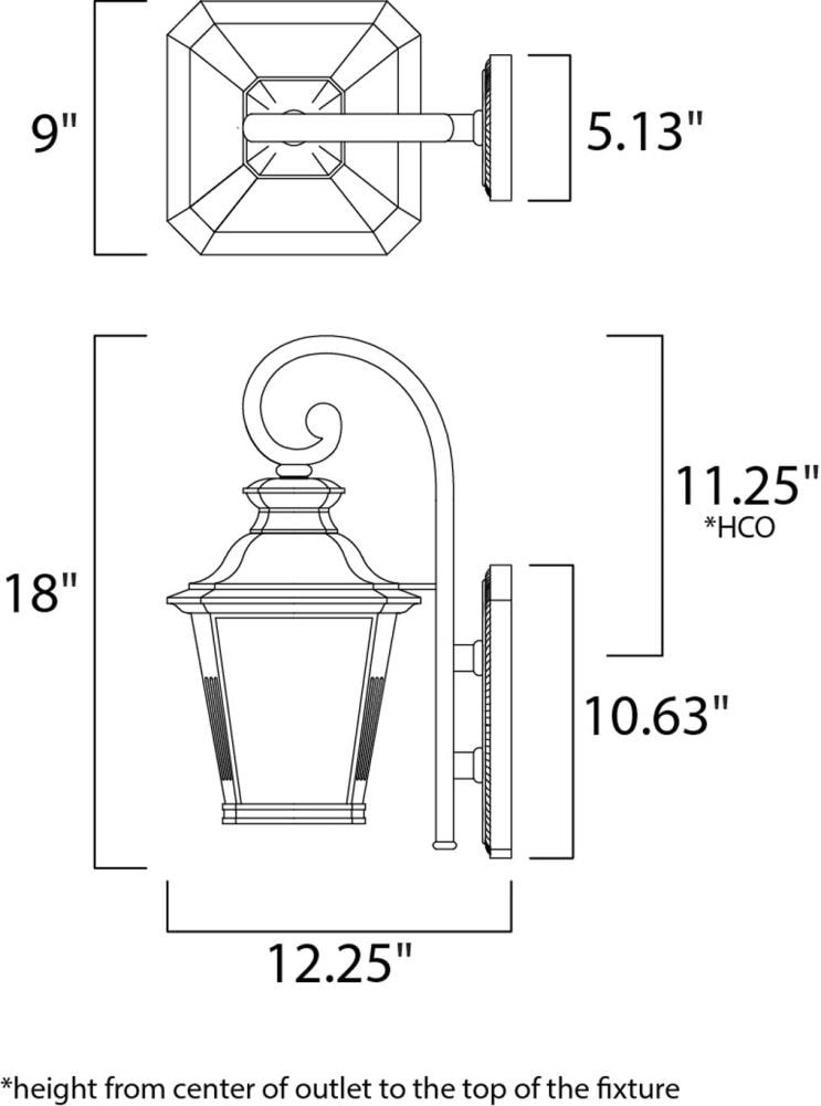 Maxim Lighting 1125FSBZ Outdoor-Wall-Lighting - View #5