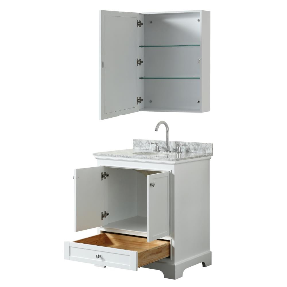 Wyndham Collection WCS202030SWHCMUNOMED Bath-Vanity-Combo - View #2